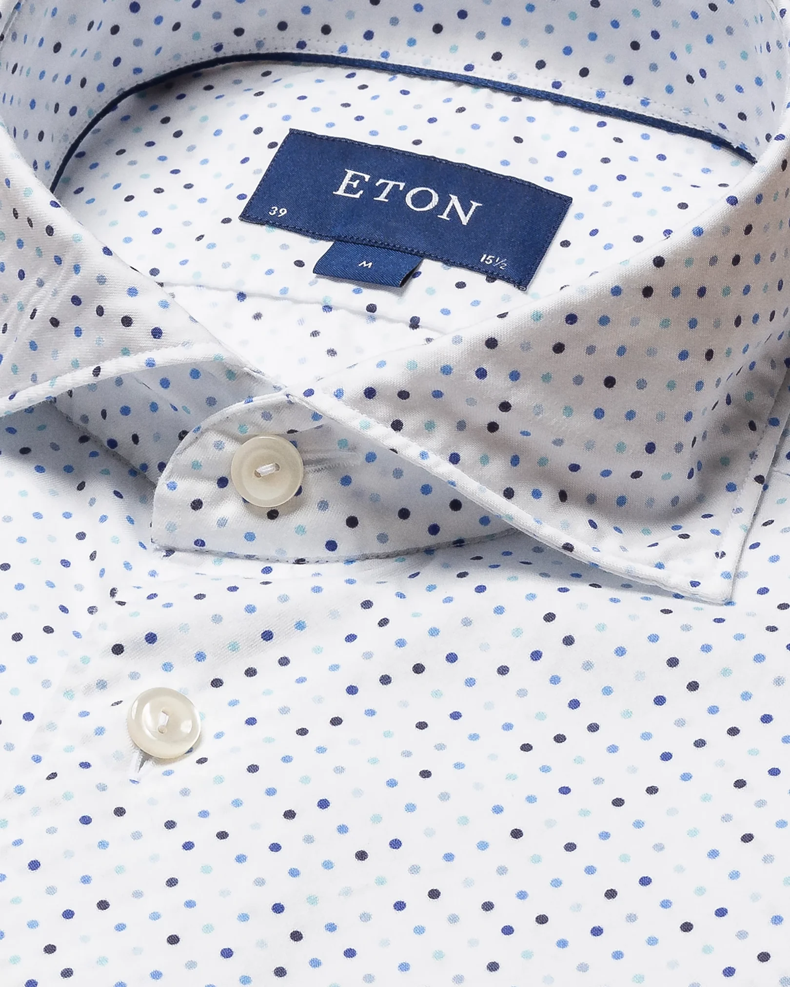Eton - white cottontencel wide spread