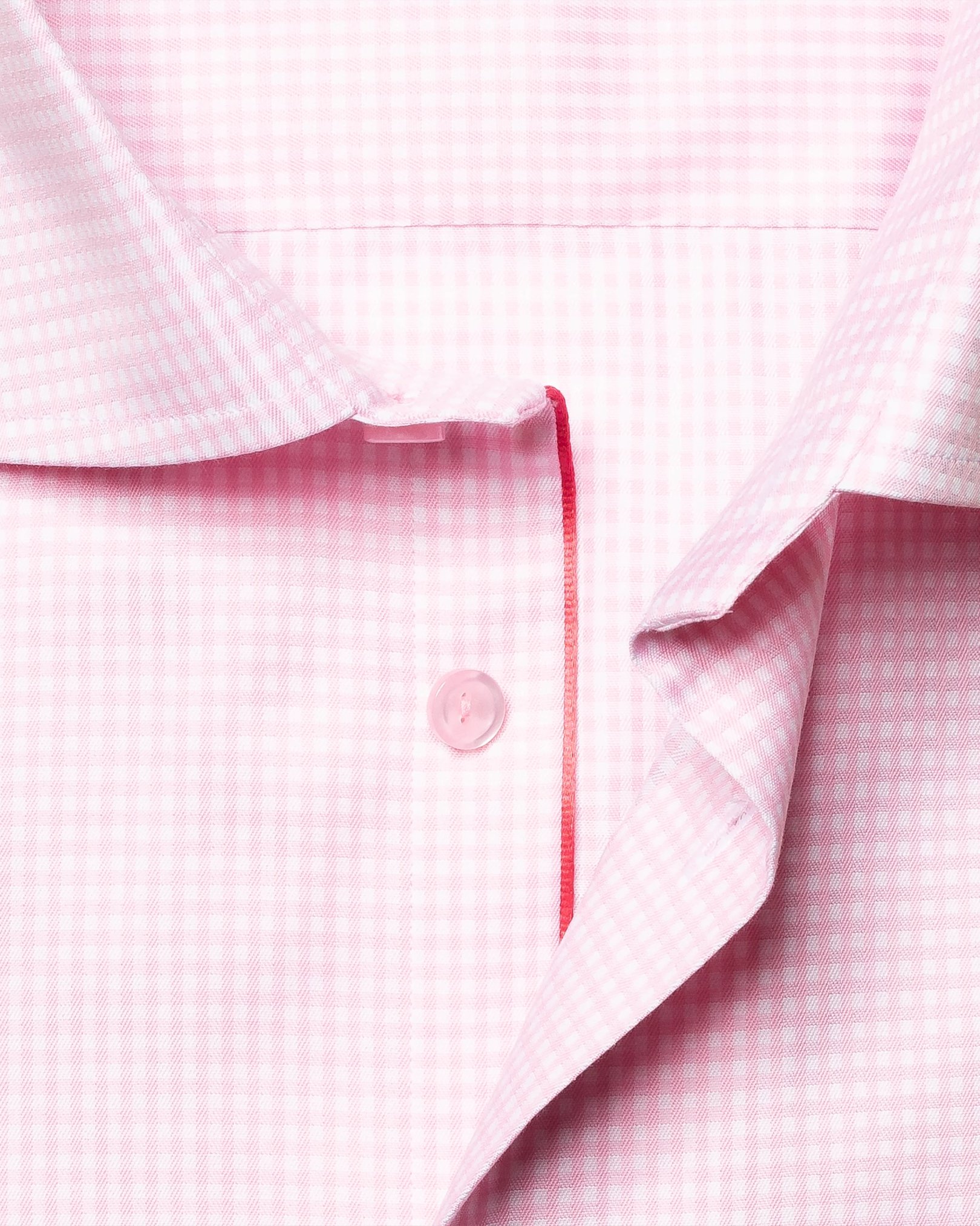 Eton - pink signature twill summer checked