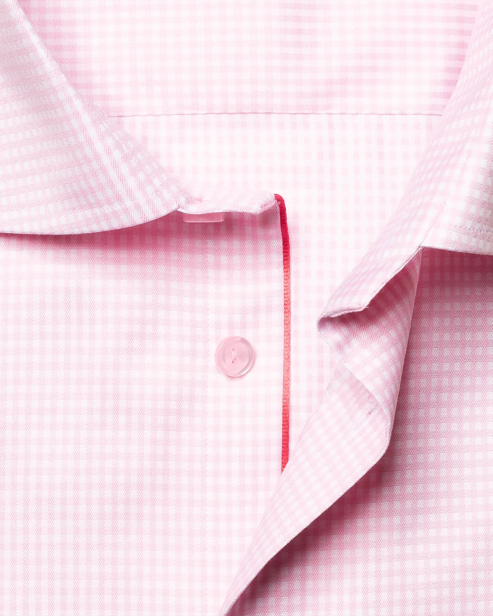 Eton - pink signature twill summer checked
