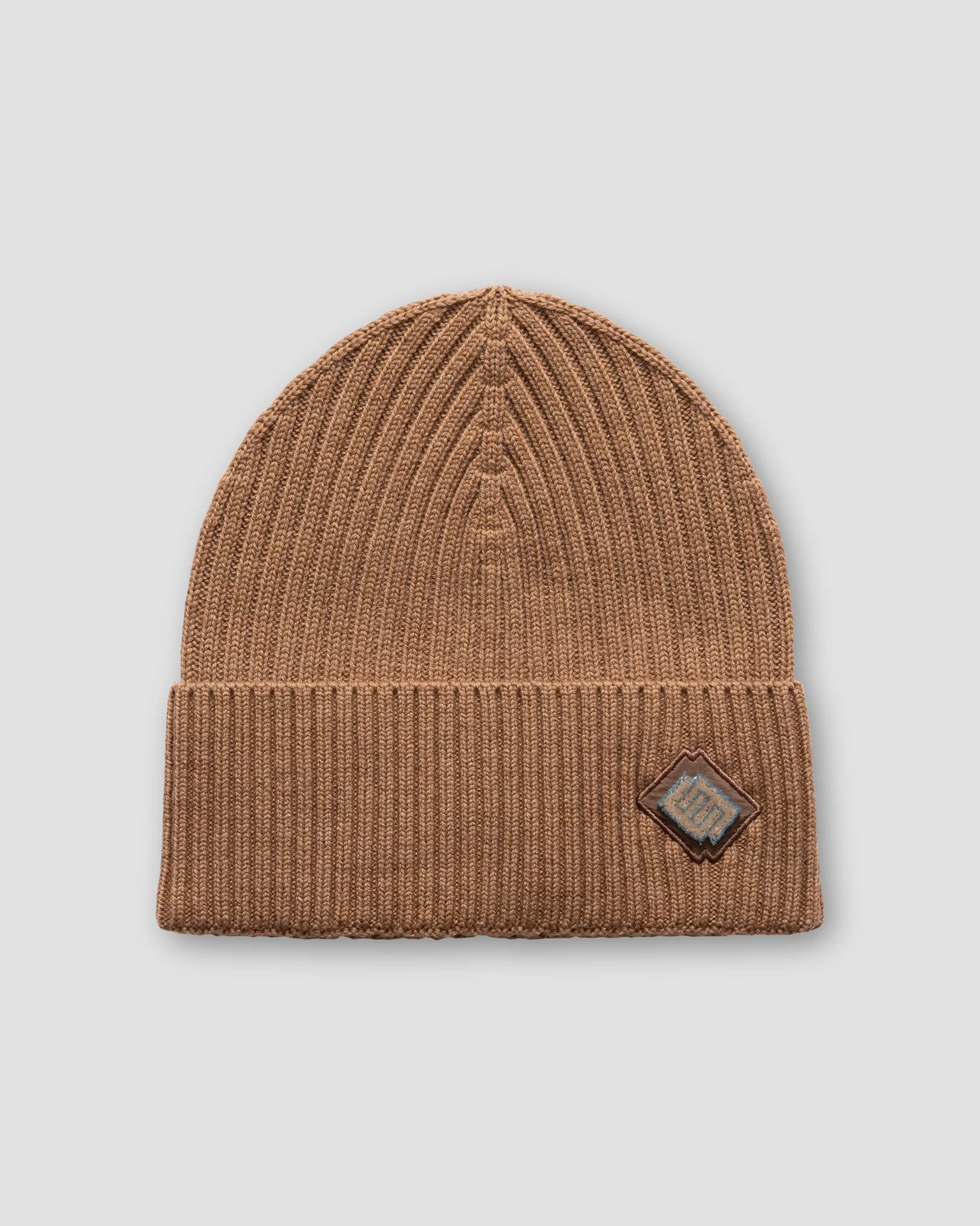 Eton - brown merino wool beanie