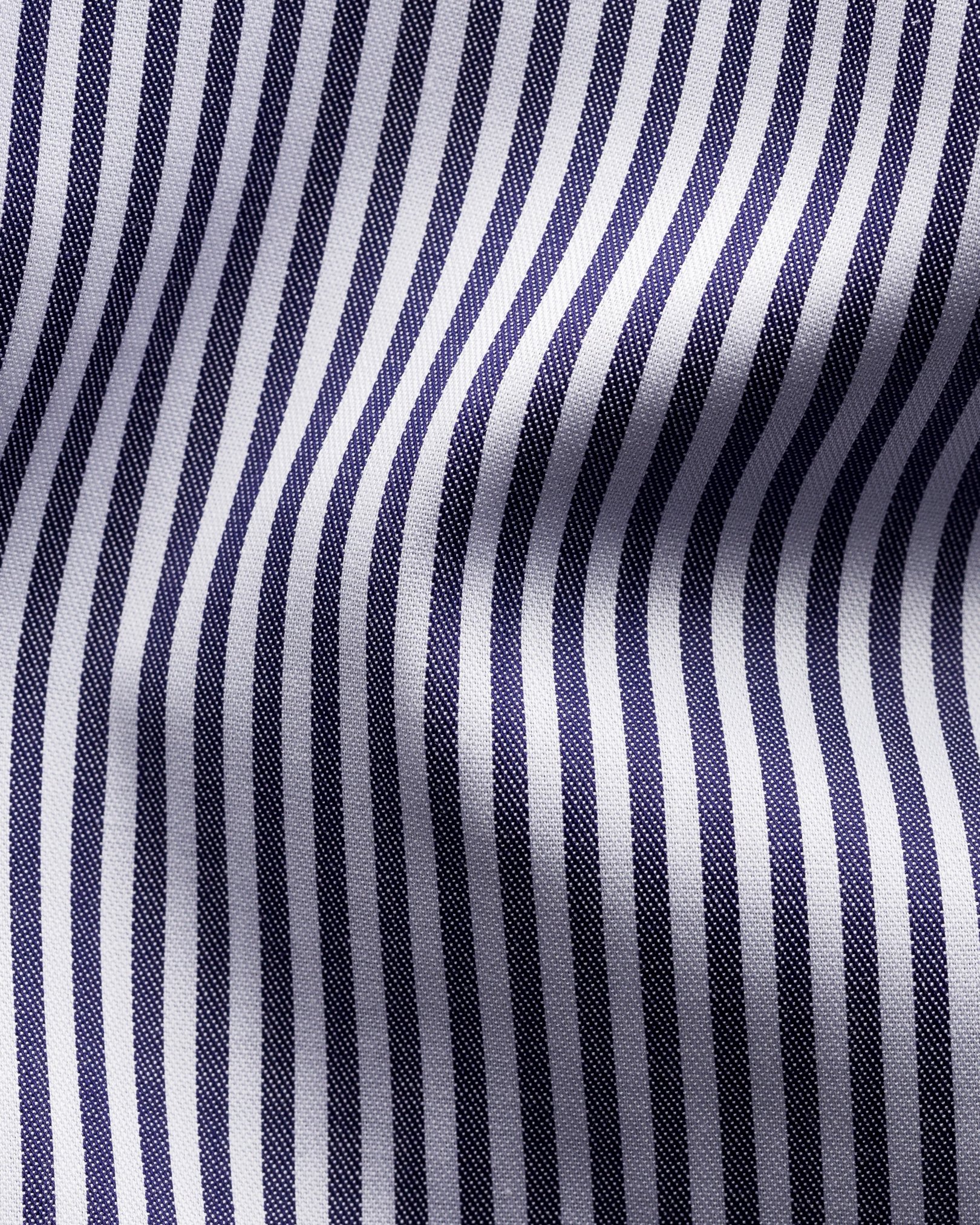 Eton - navy blue signature twill cut away ss