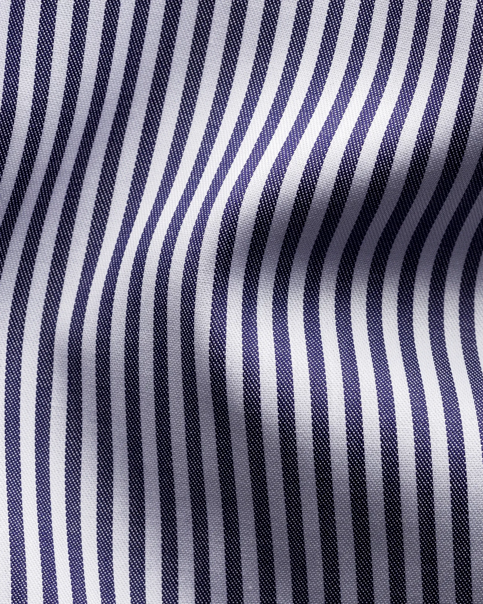 Eton - navy blue signature twill cut away ss