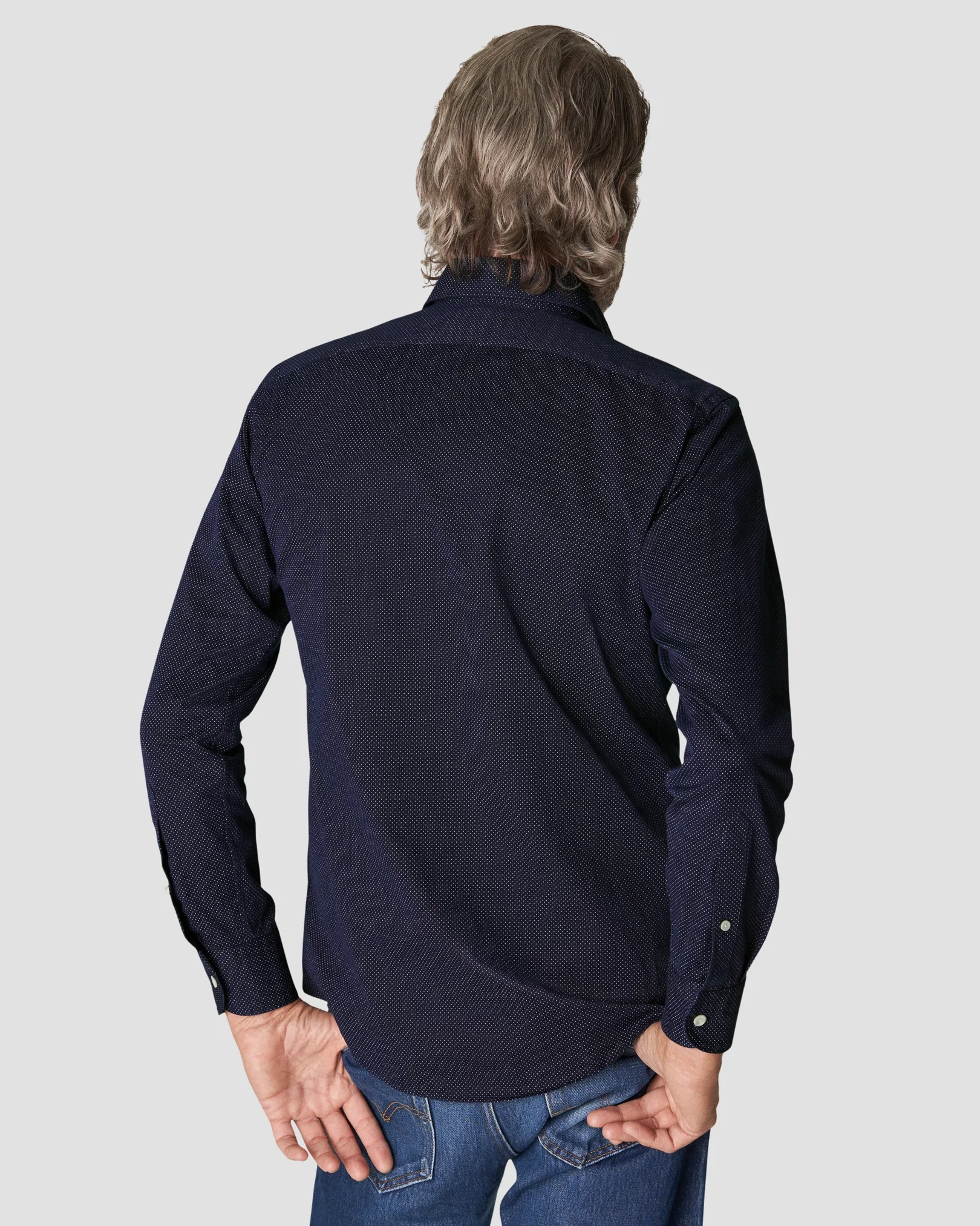 Eton - navy blue indigo twill