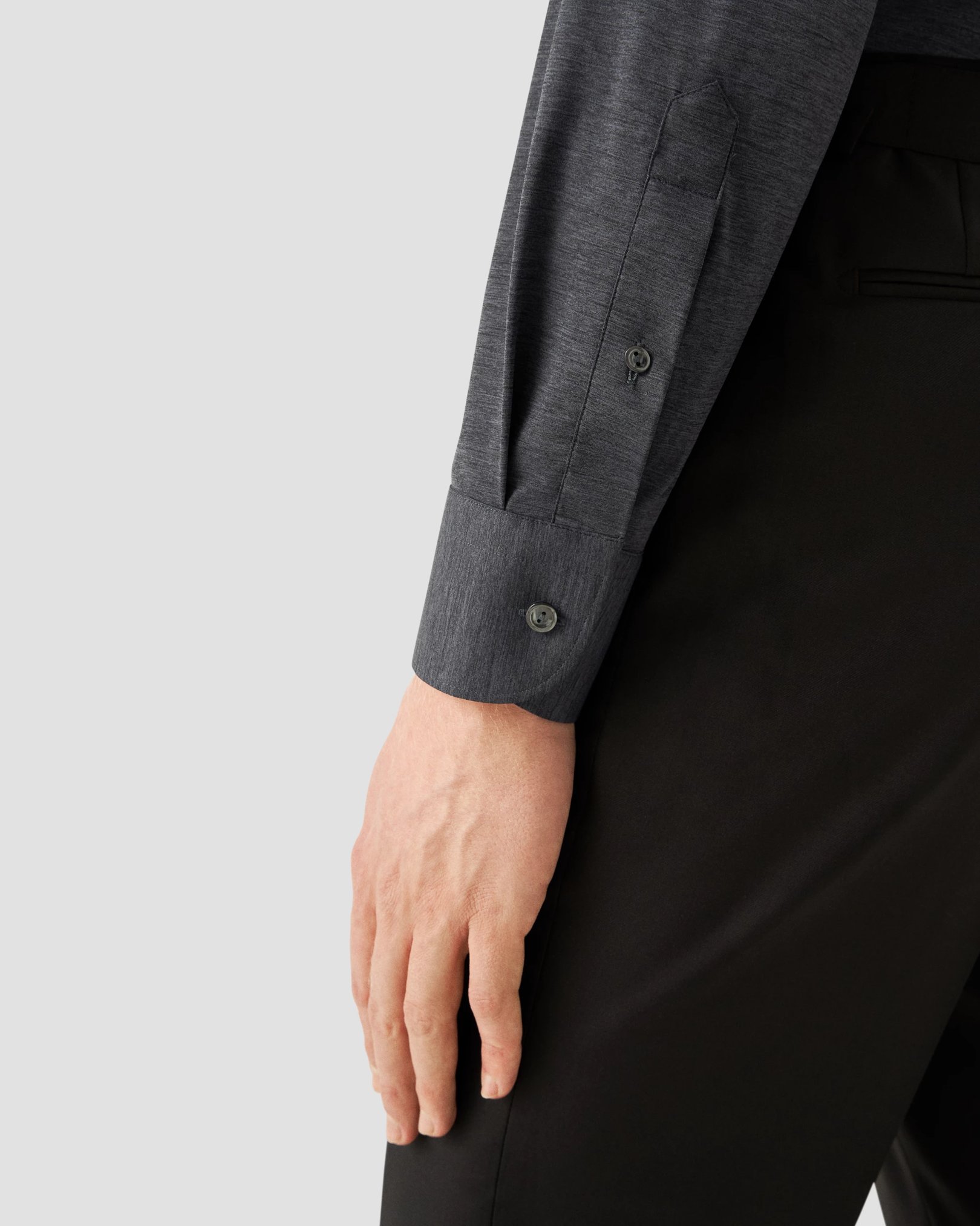 Eton - dark grey waystretch