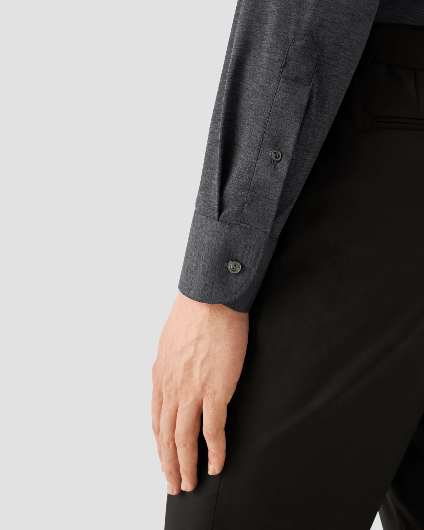 Eton - dark grey waystretch