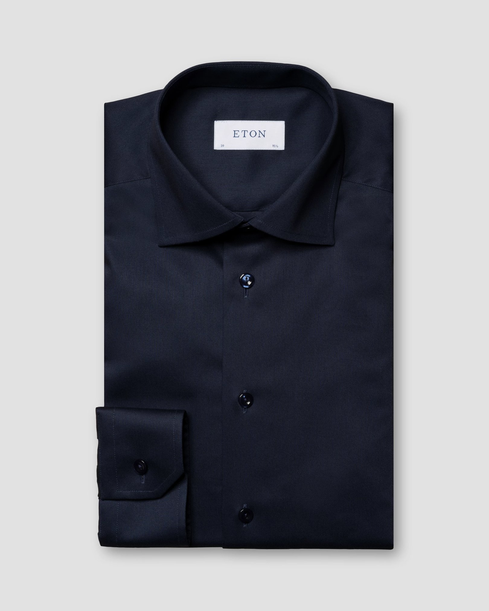 Eton - navy blue twillstretch