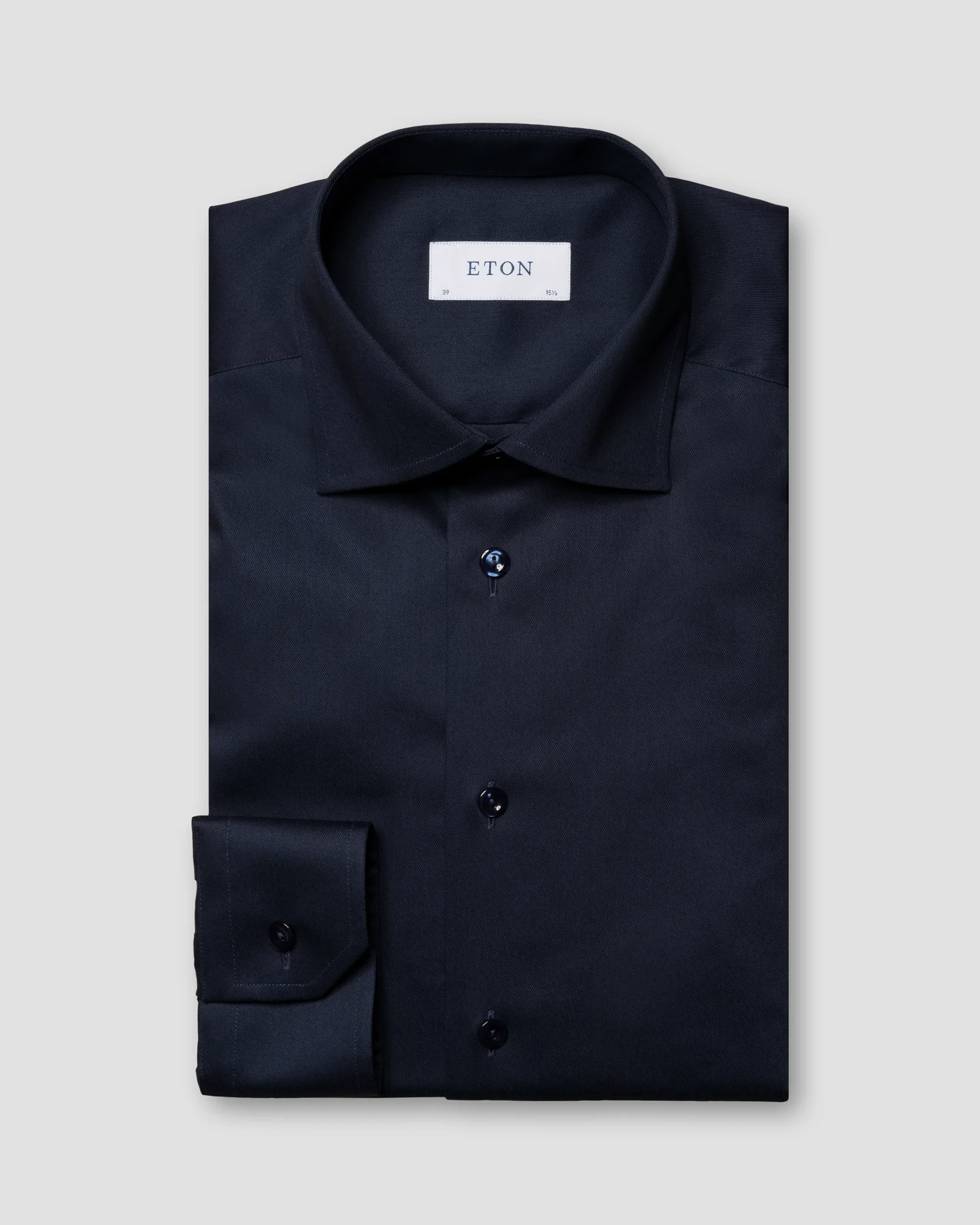 Eton - navy blue twillstretch