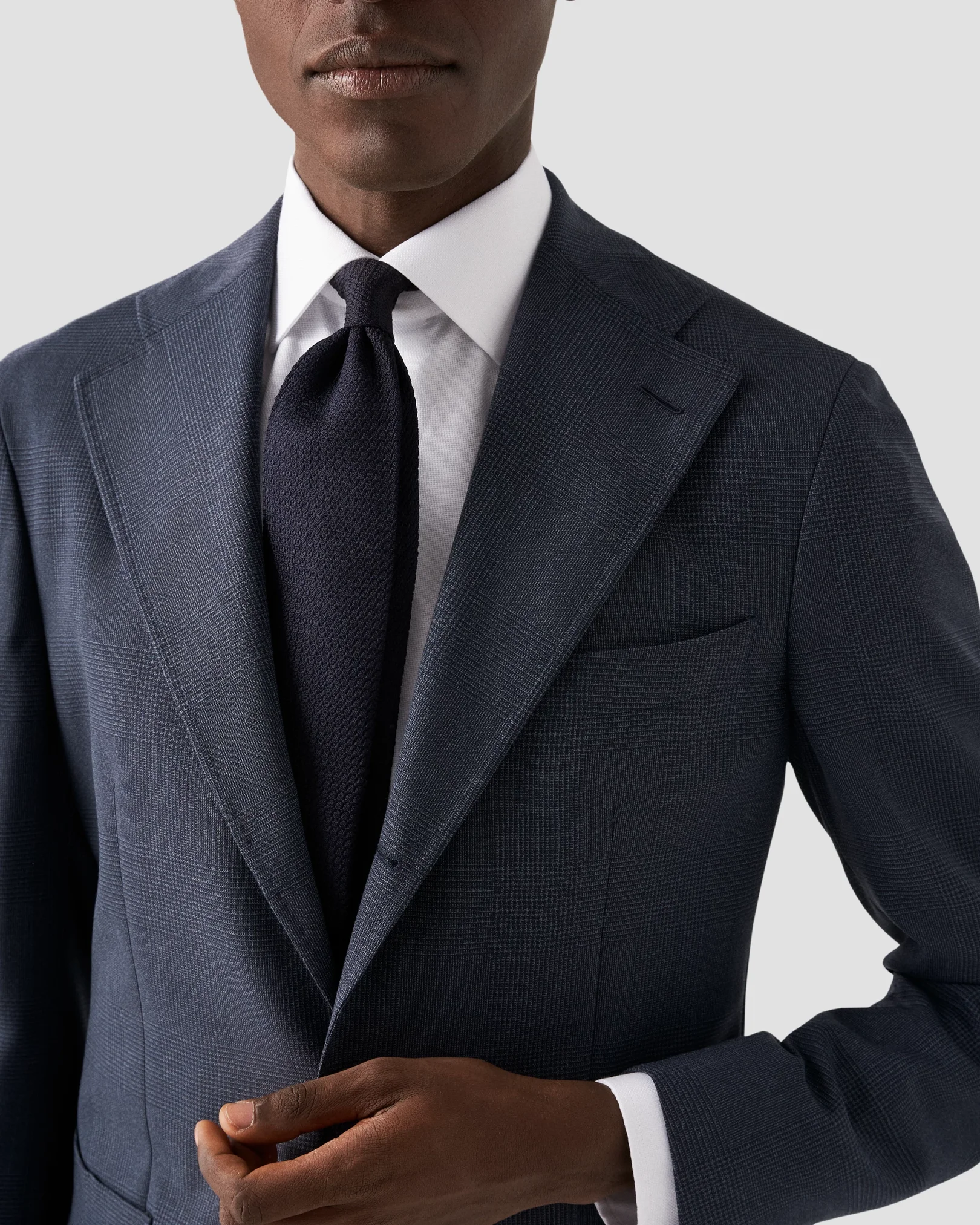 Eton - white royal dobby cut away