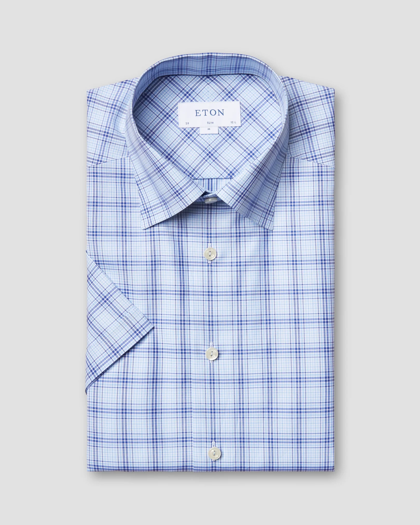 Eton - multi colour check shirt