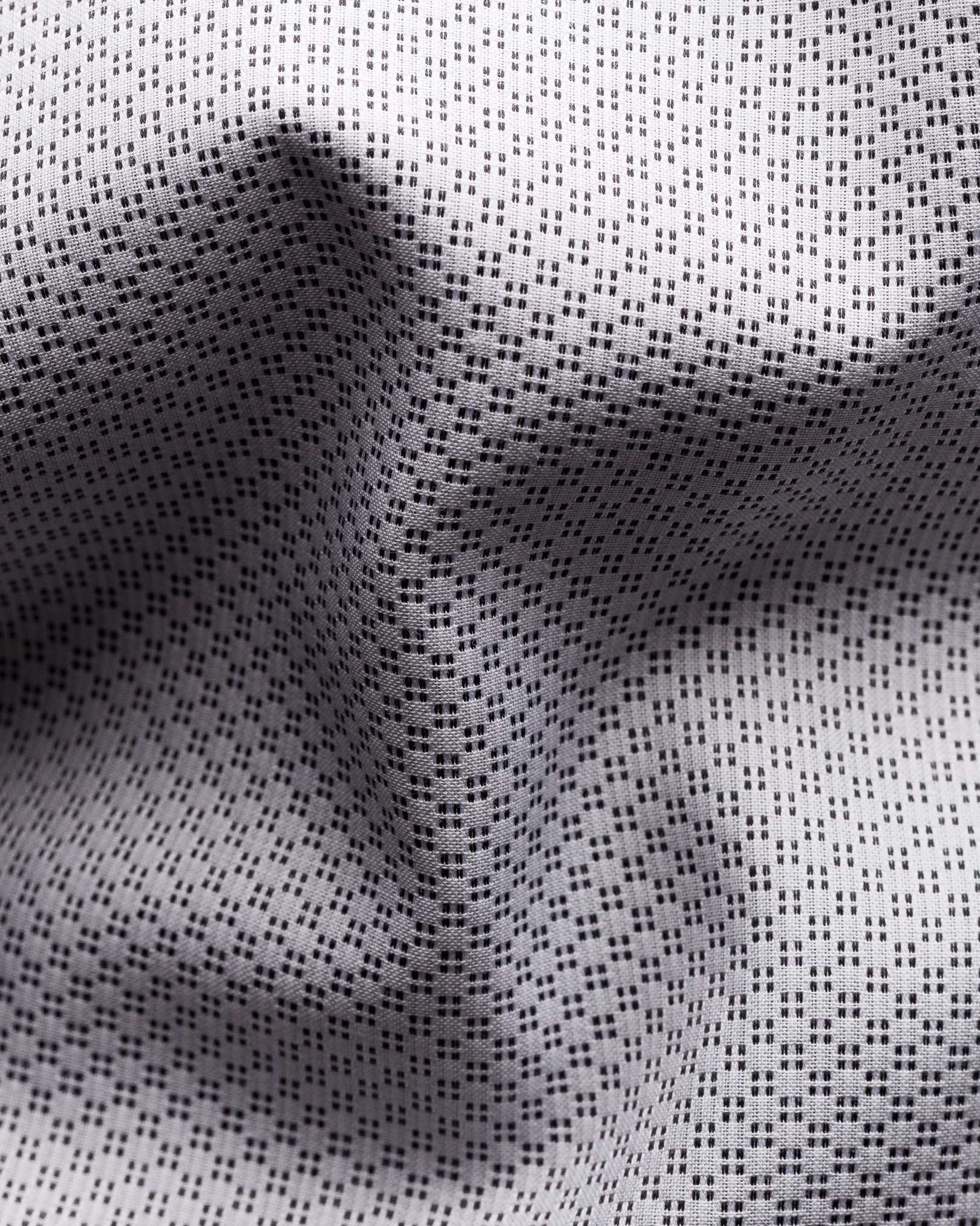 Eton - dark grey brocade