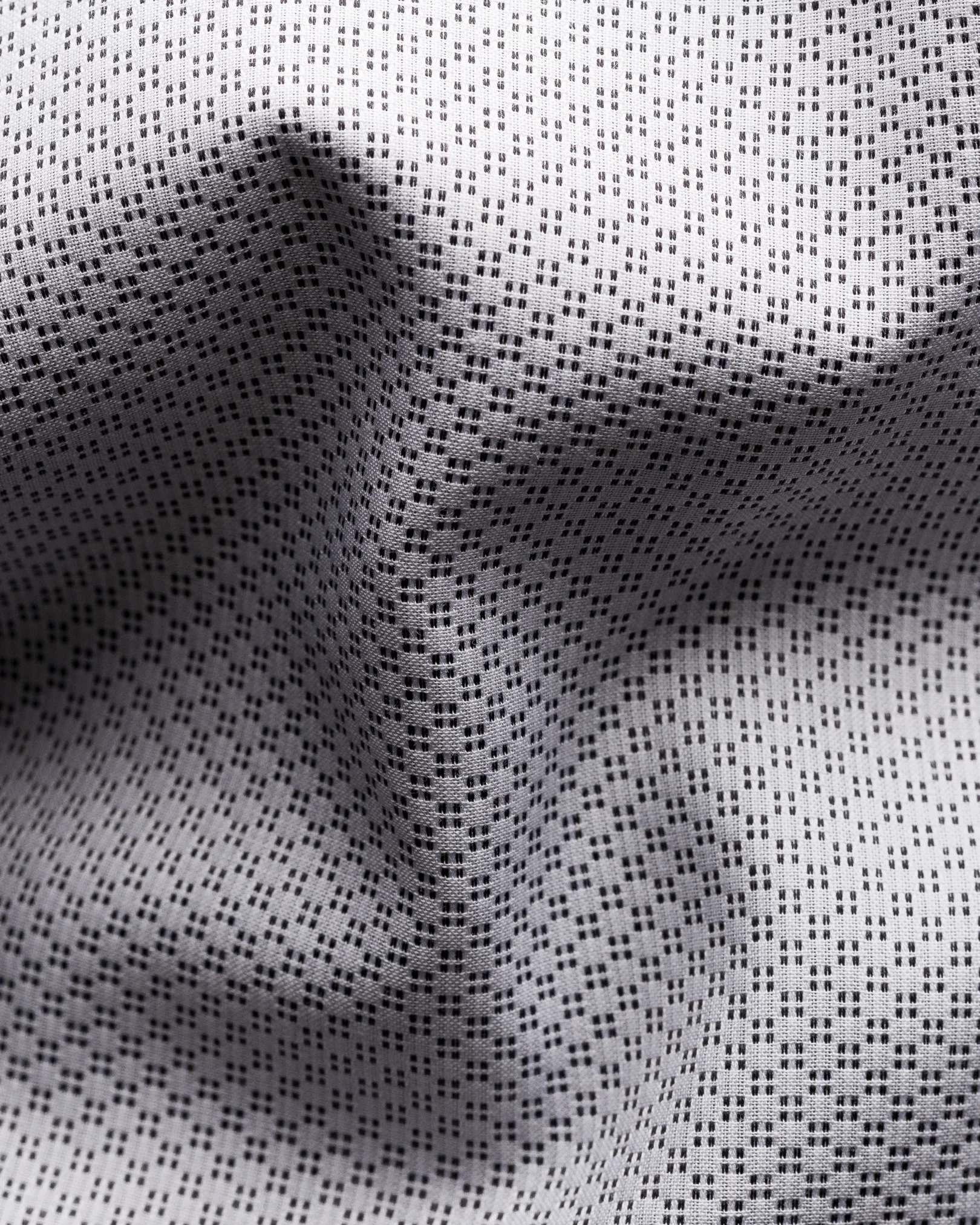 Eton - dark grey brocade
