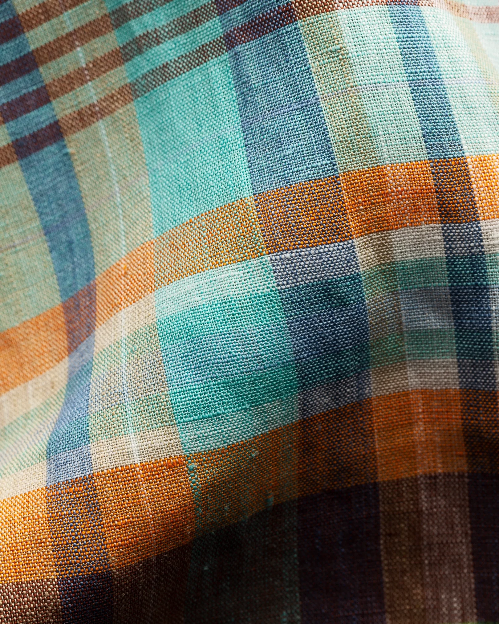 Eton - multi colored linen shirt