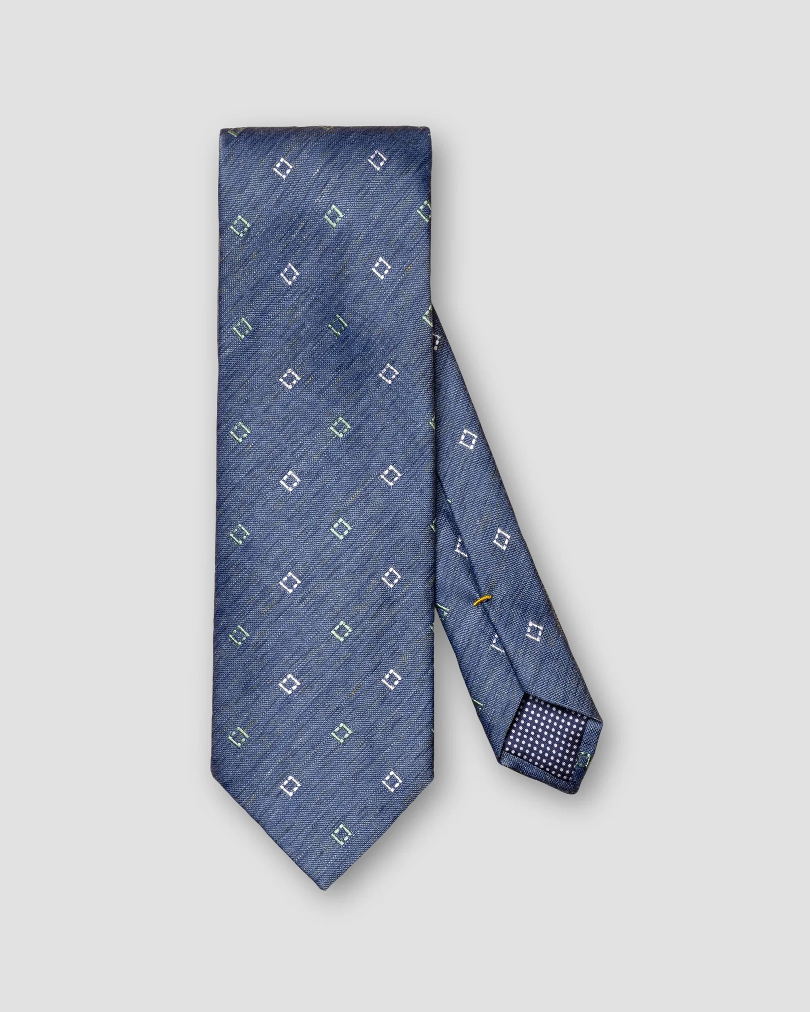 Eton - navy blue geometric tie
