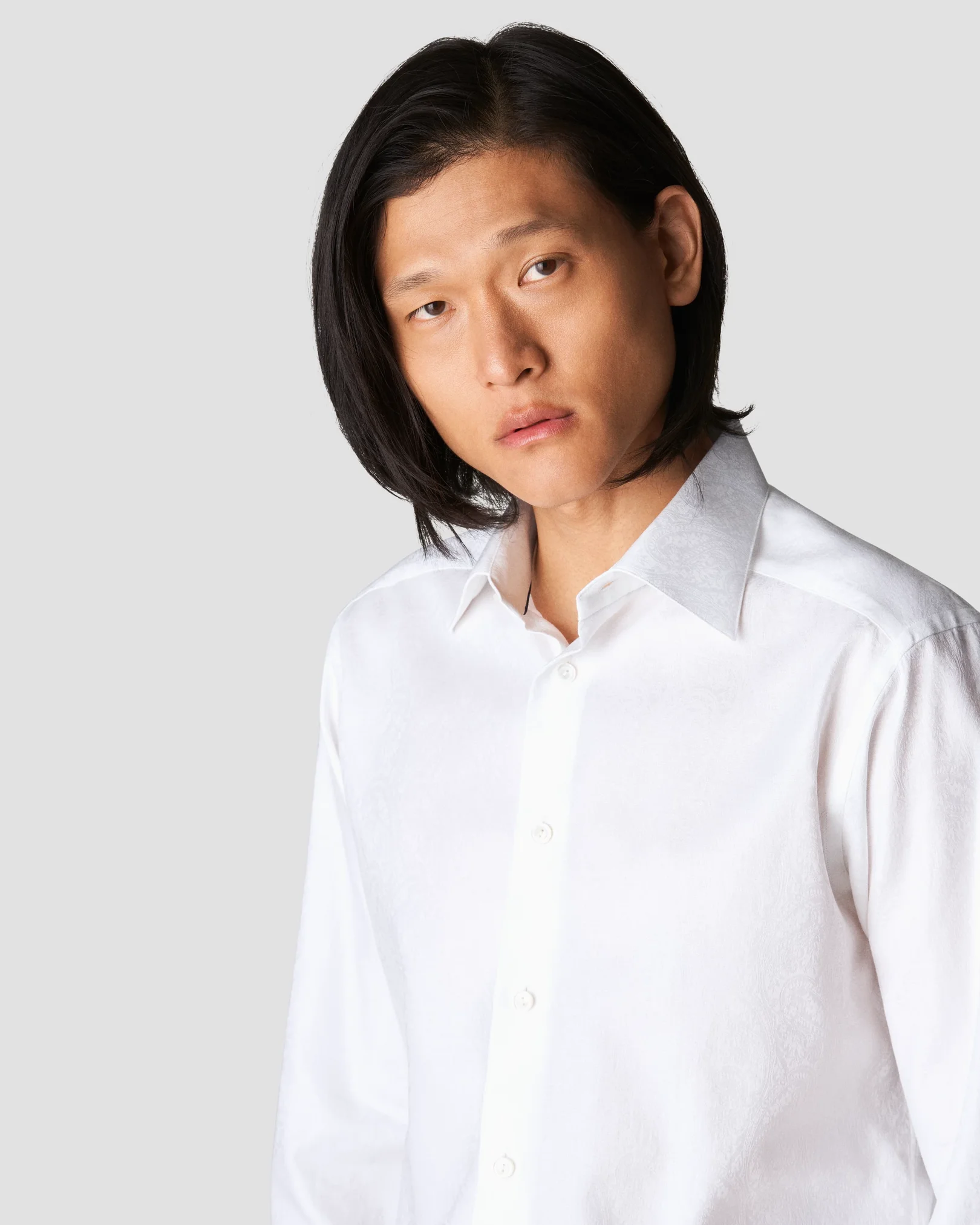 Eton - white jacquard