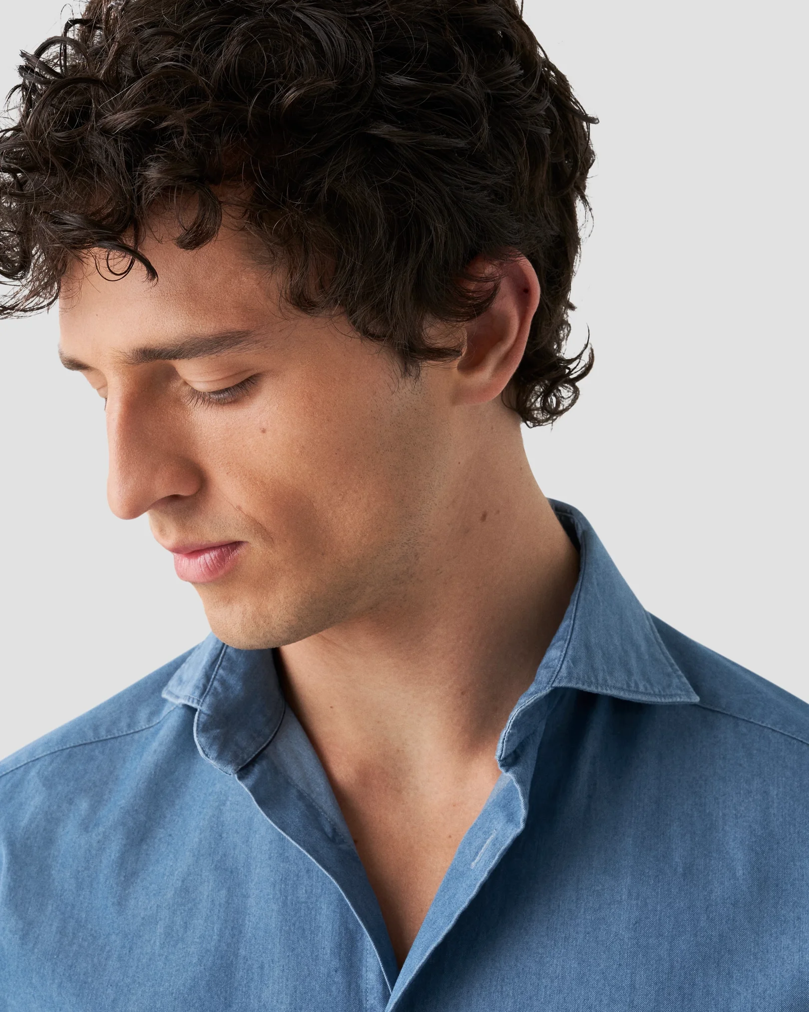 Eton - lightweight denim shirt soft