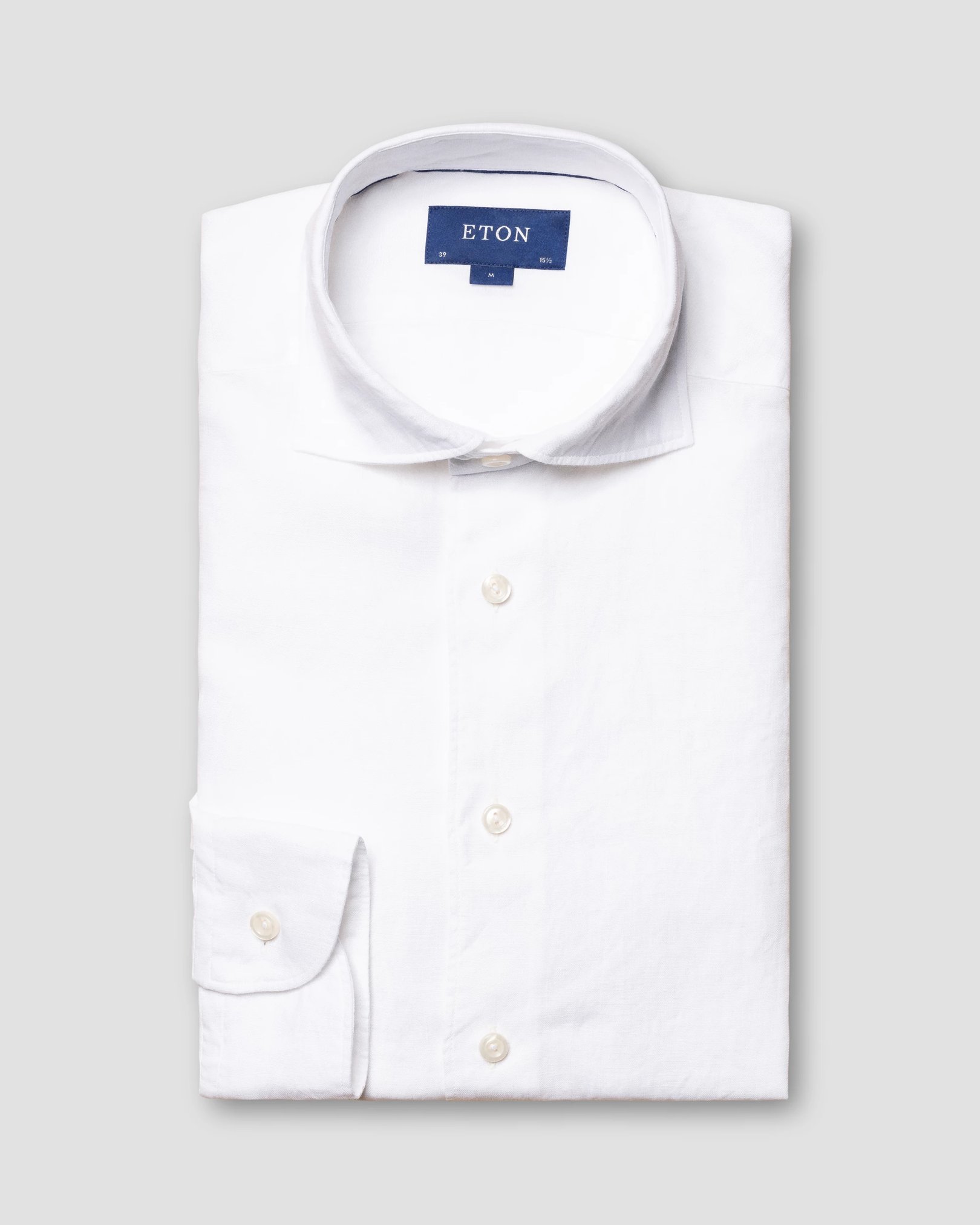 Eton - white linen wide spread soft