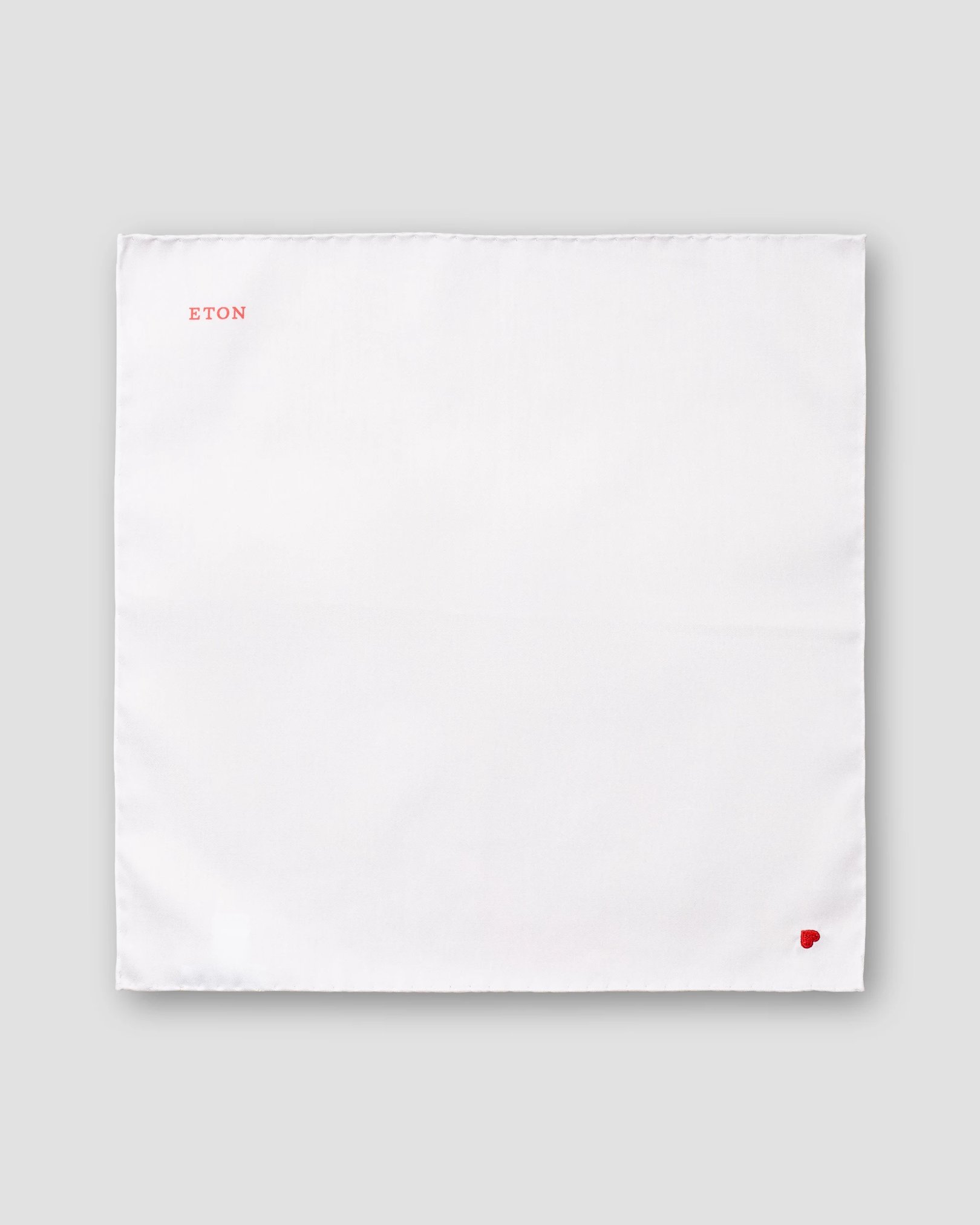 Eton - white pocket square vday