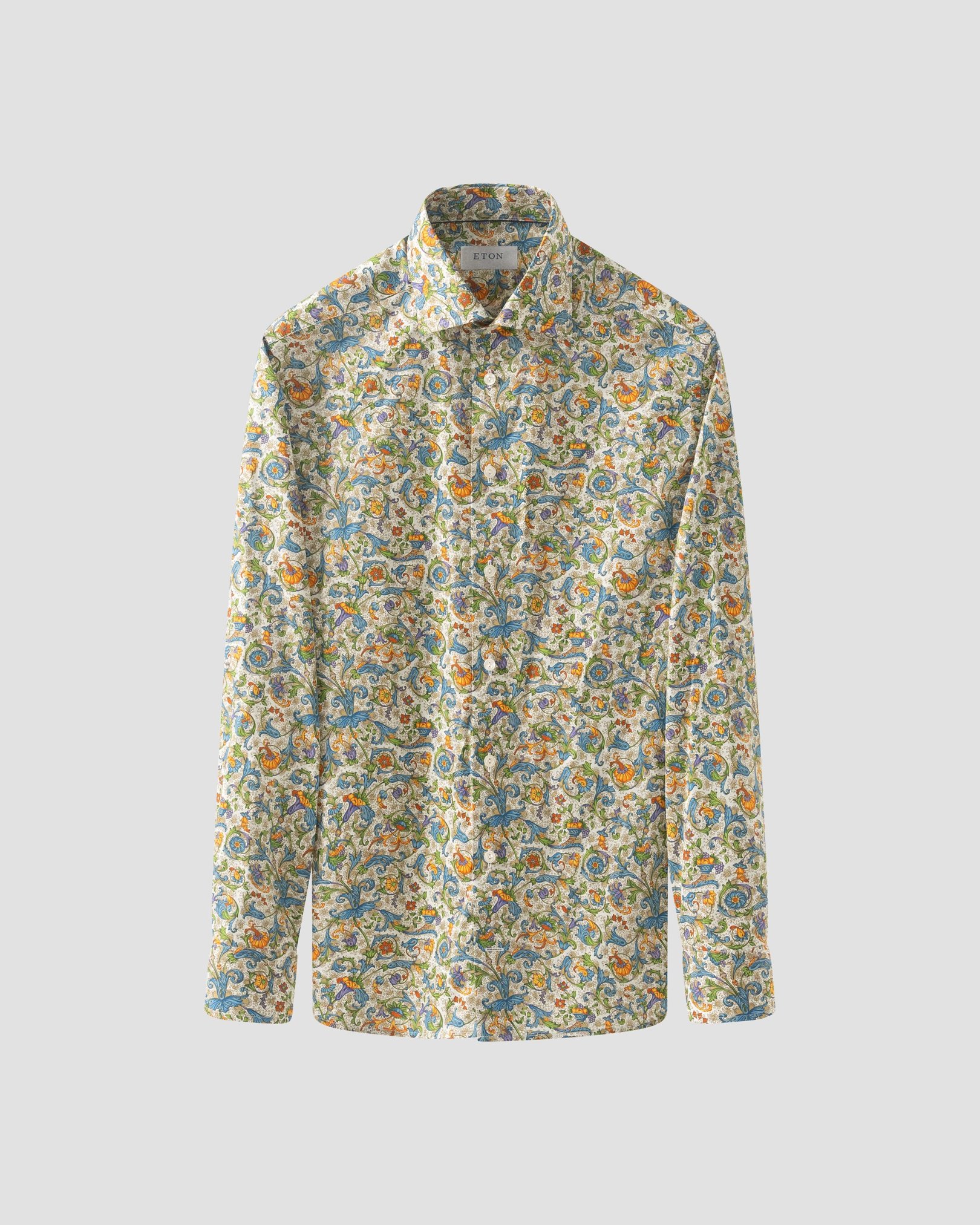 Eton - multi colored twill shirt
