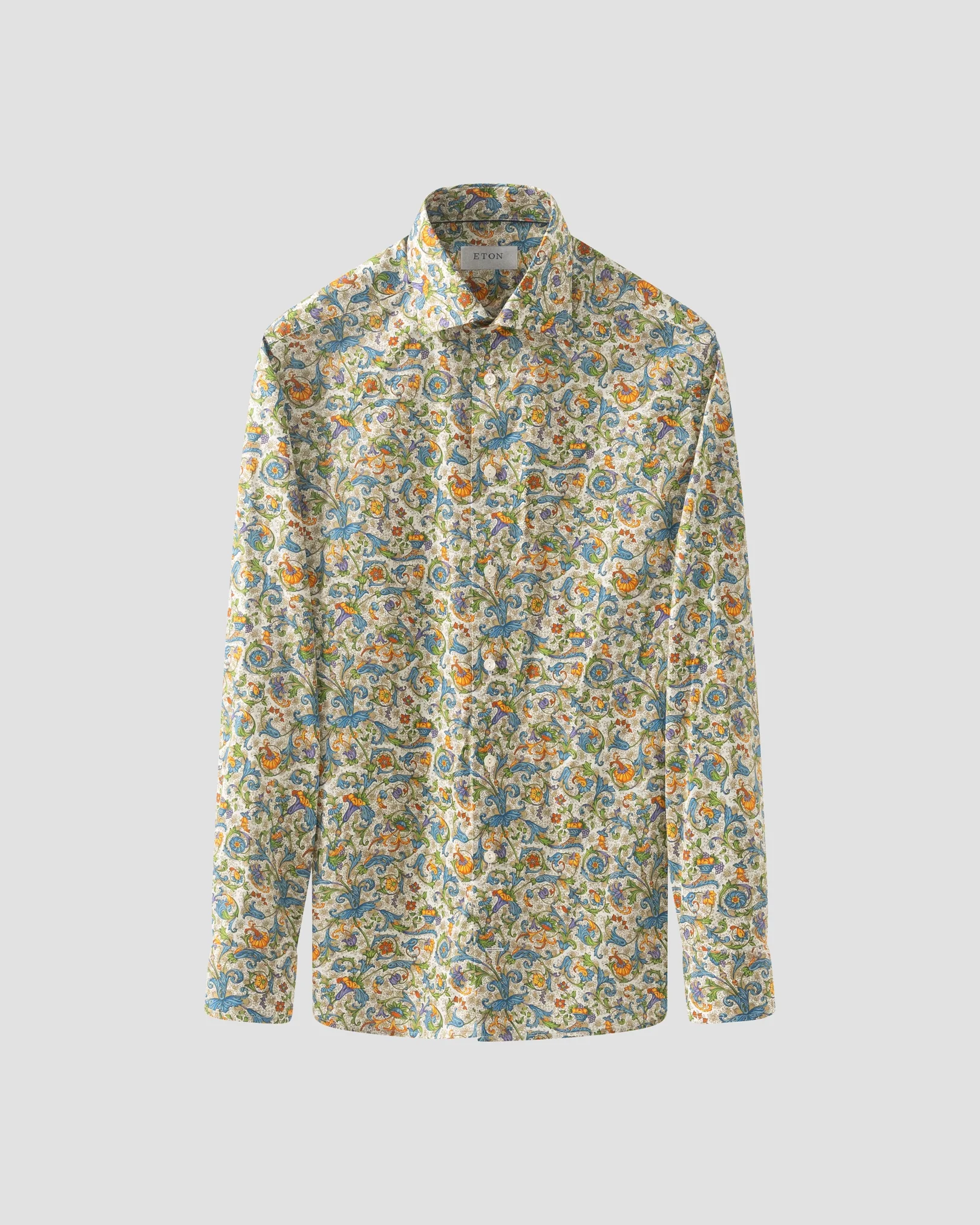 Eton - multi colored twill shirt