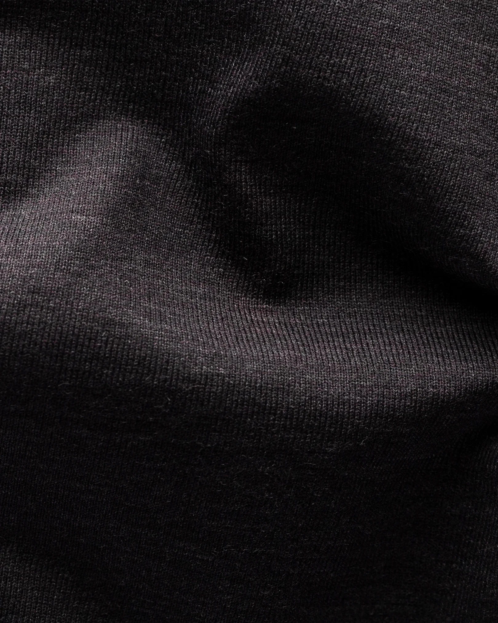Eton - browngrey jersey shirt tone in tone buttons