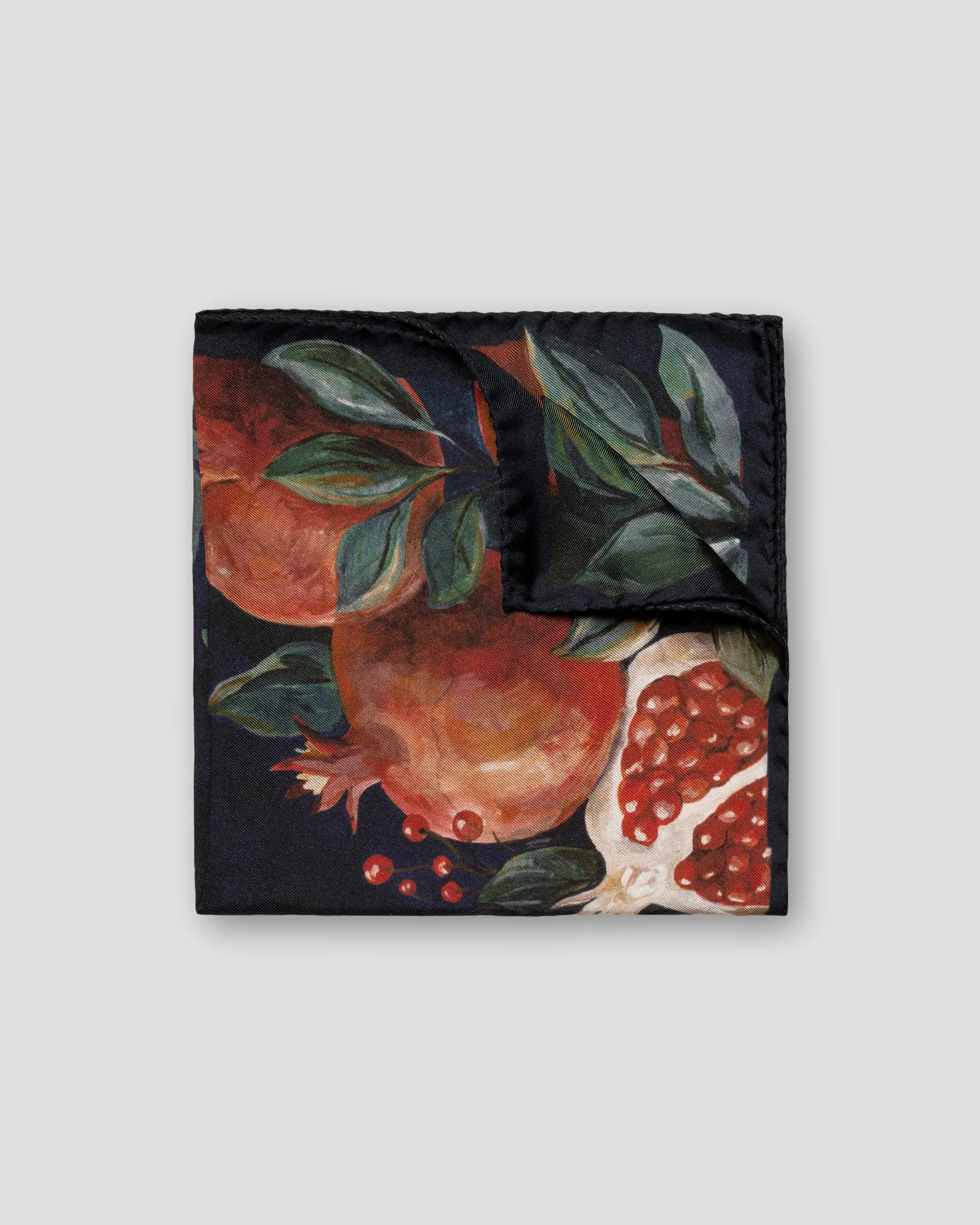 Eton - navy blue pomegranate pocket square