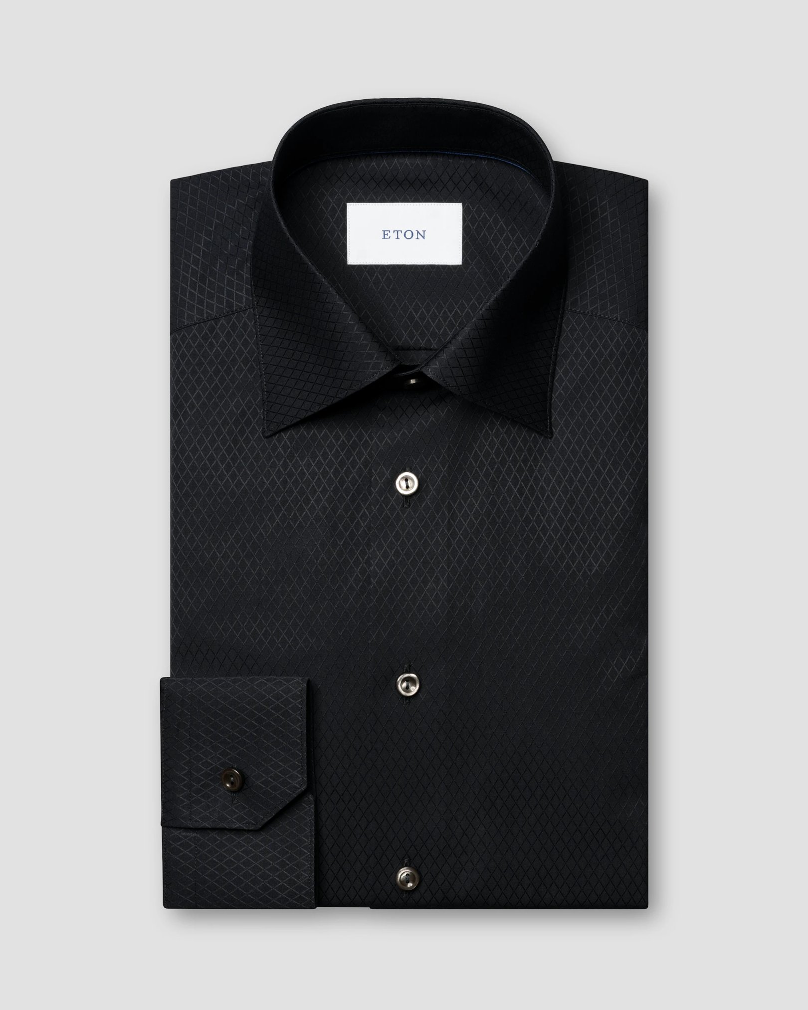 Eton - Brocade Fly Front Shirt