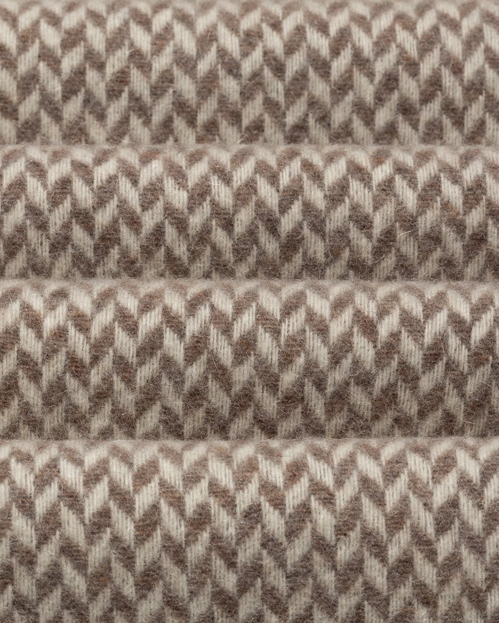 Eton - brown herringbone scarf