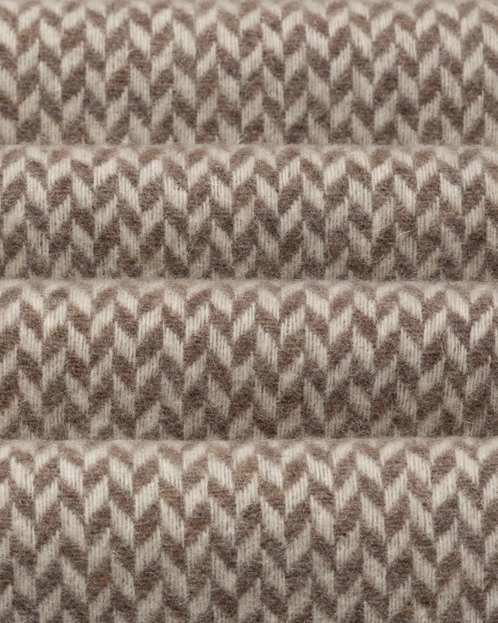 Eton - brown herringbone scarf