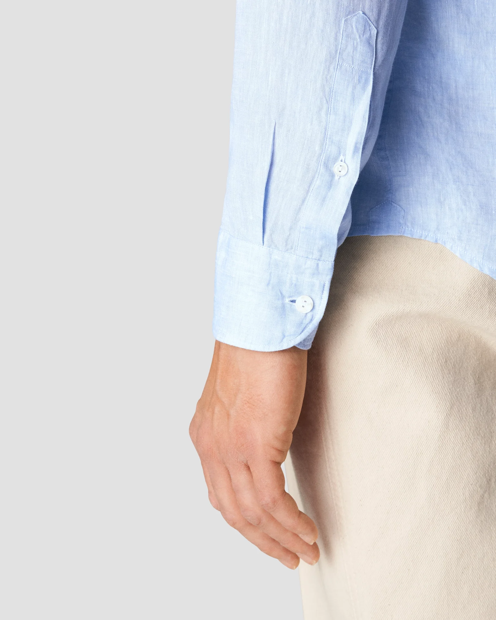 Eton - light blue linen