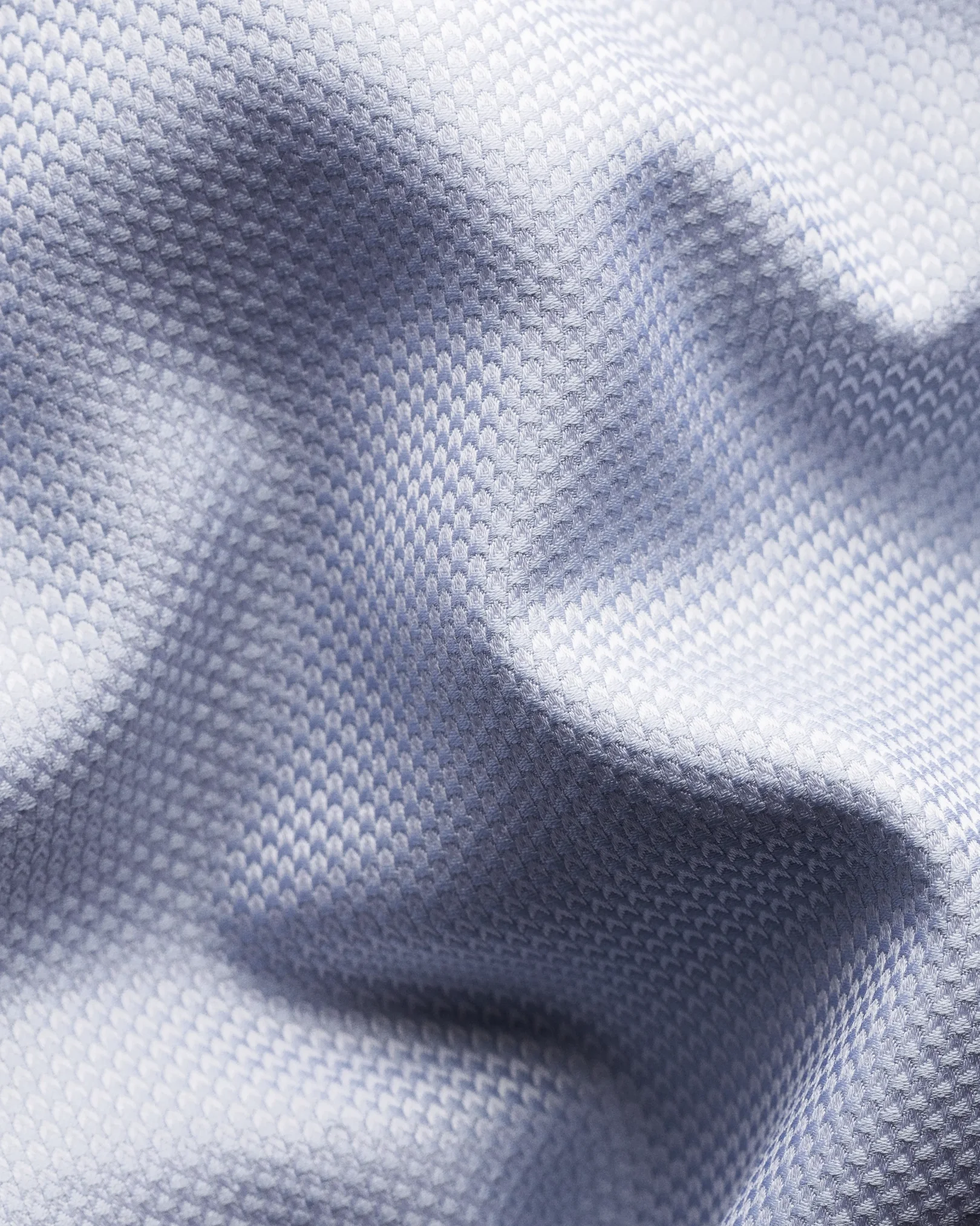 Eton - gray houndstooth king twill shirt