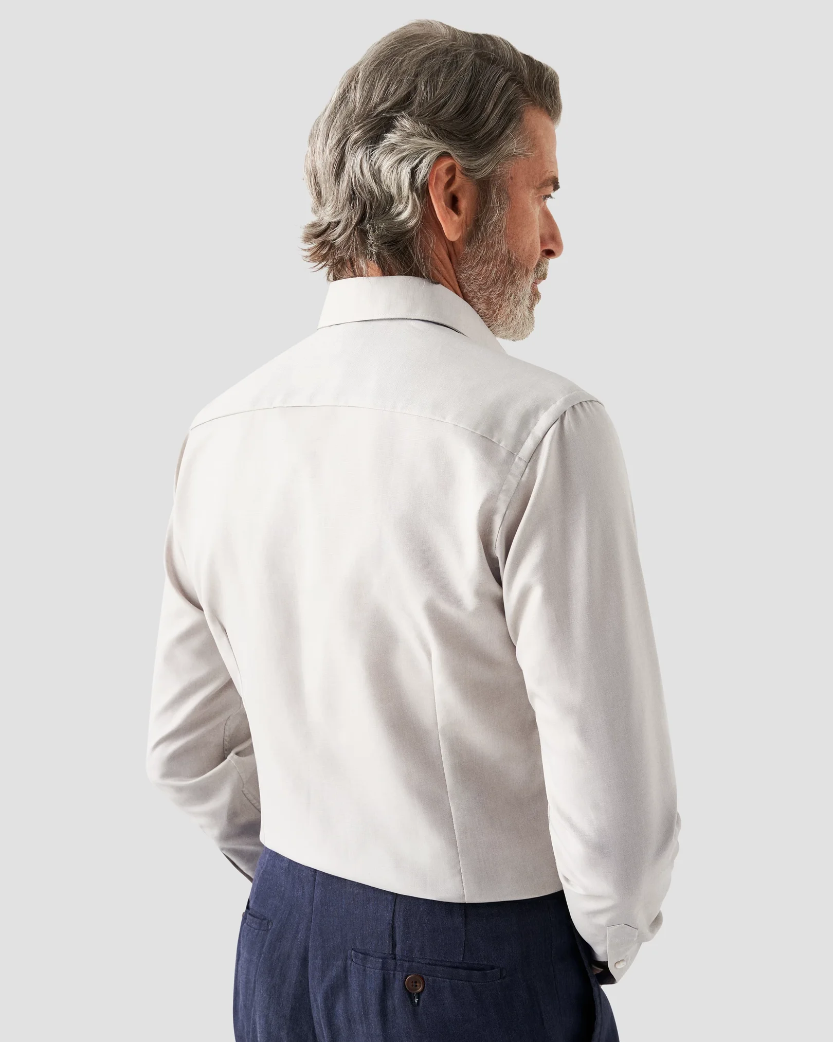 Eton - beige textured cotton linen