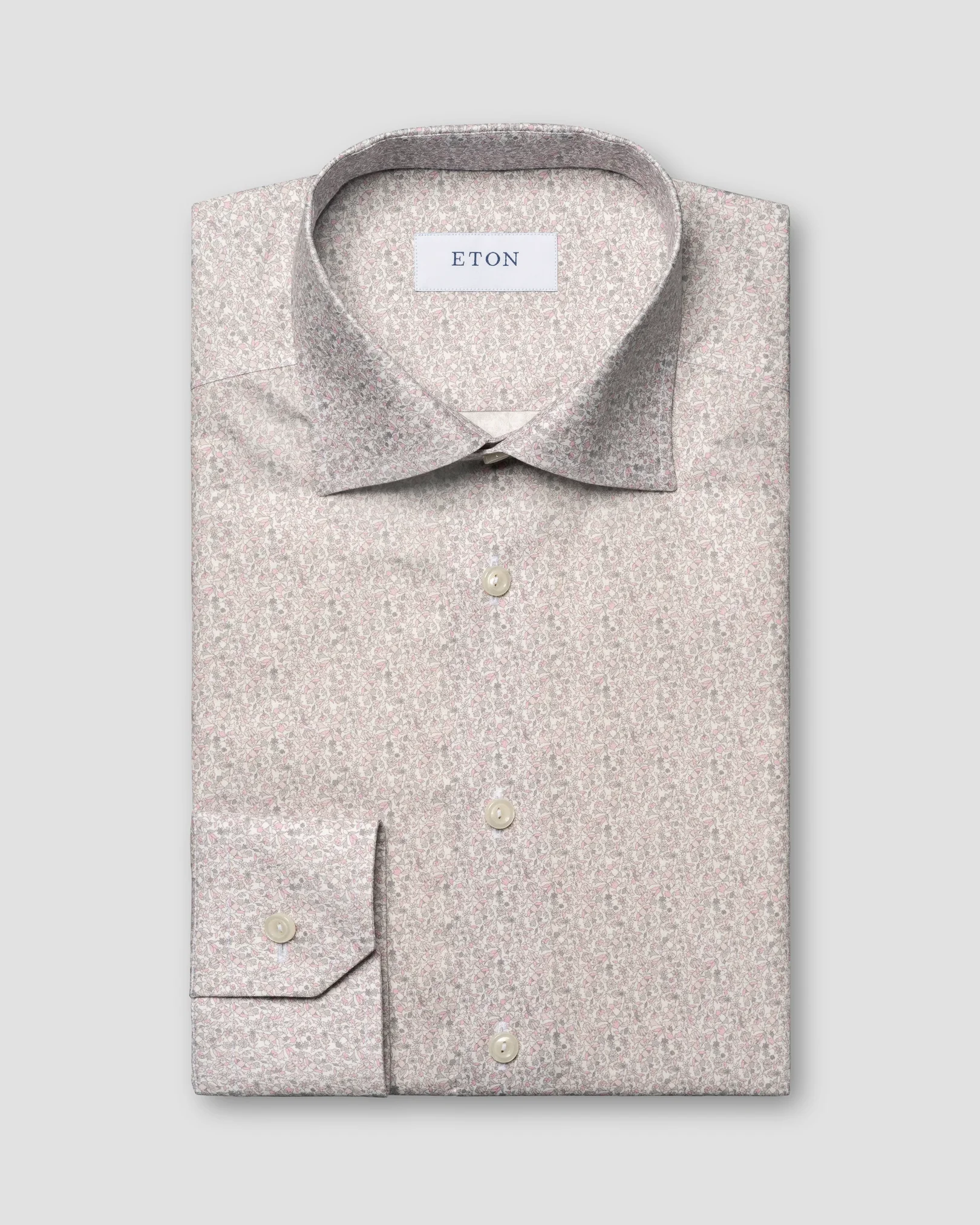Eton - Floral Print Signature Twill Shirt