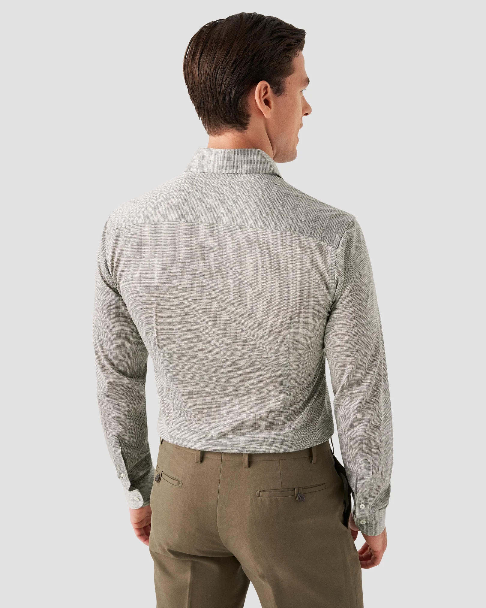 Eton - solid mid green knit king
