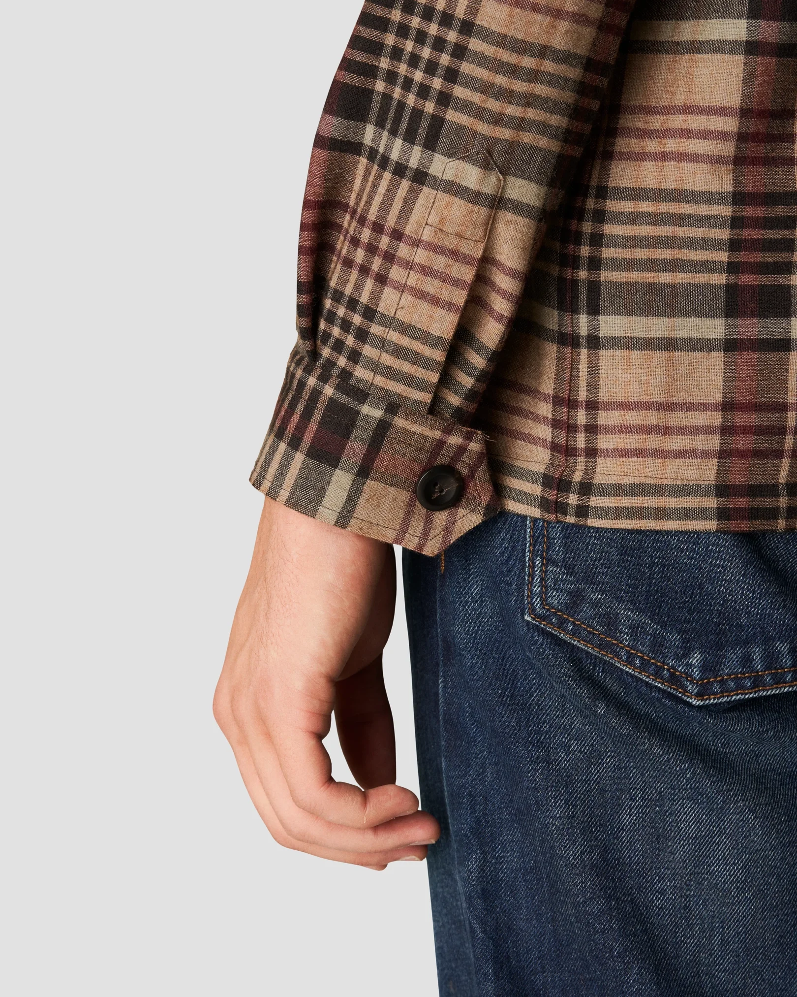 Eton - orange cotton wool cashmere