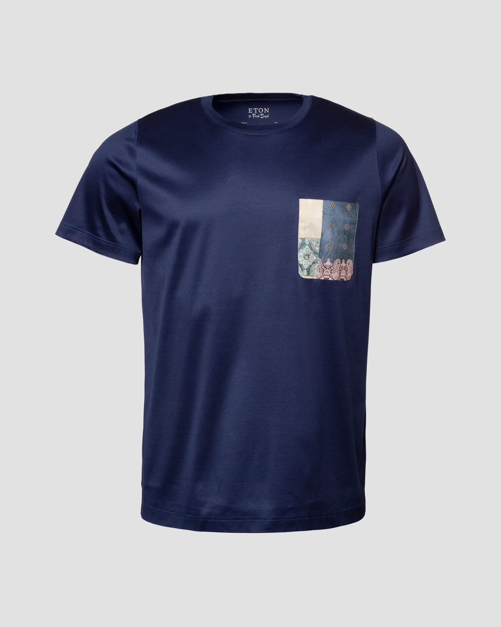 Eton - Navy Special Edition Filo di Scozia T-Shirt