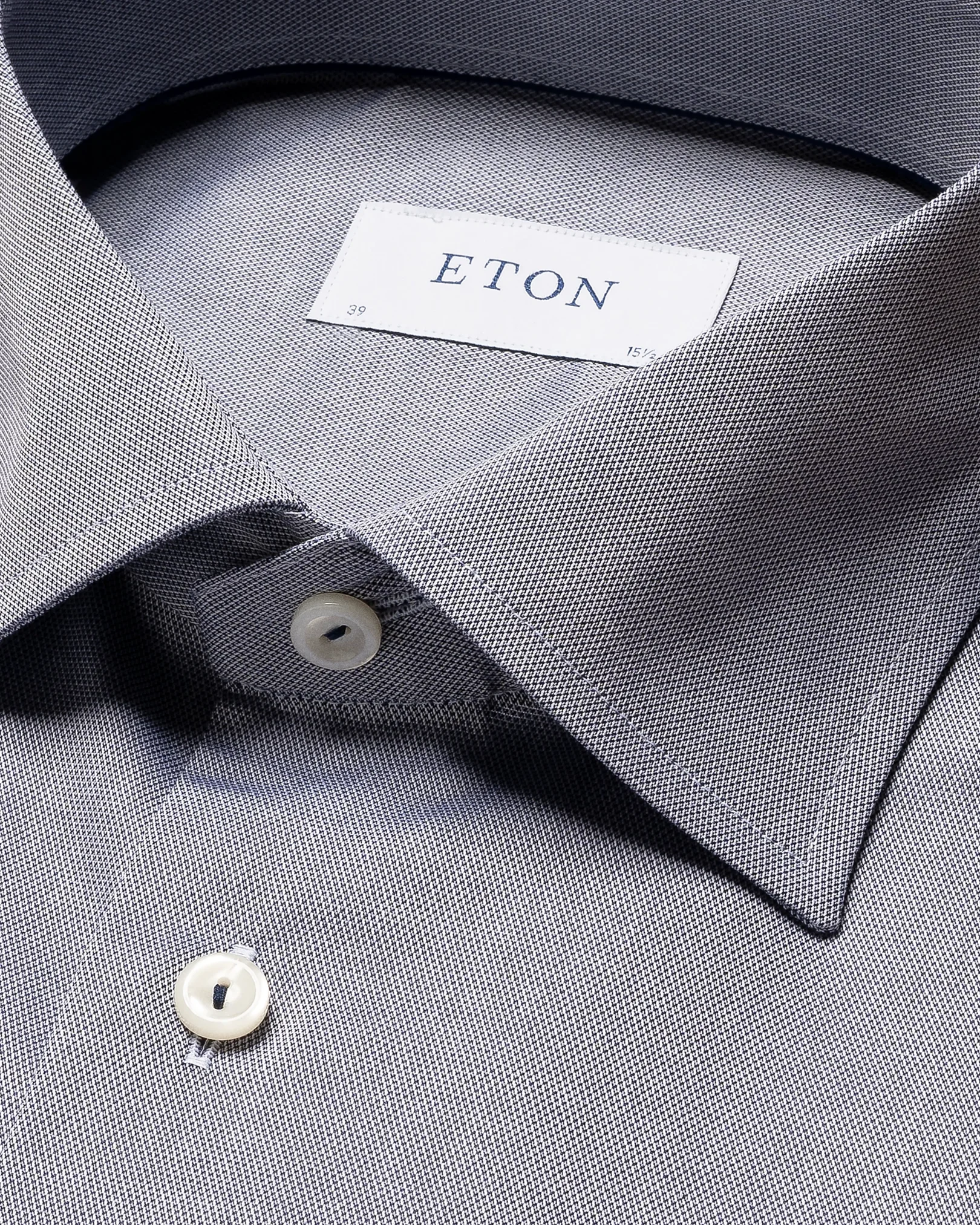 Eton - navy blue twill weave