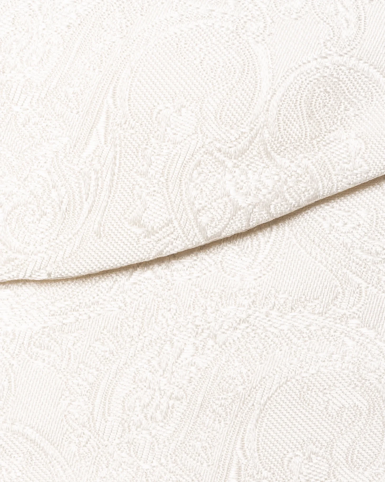 Eton - white paisley bowtie