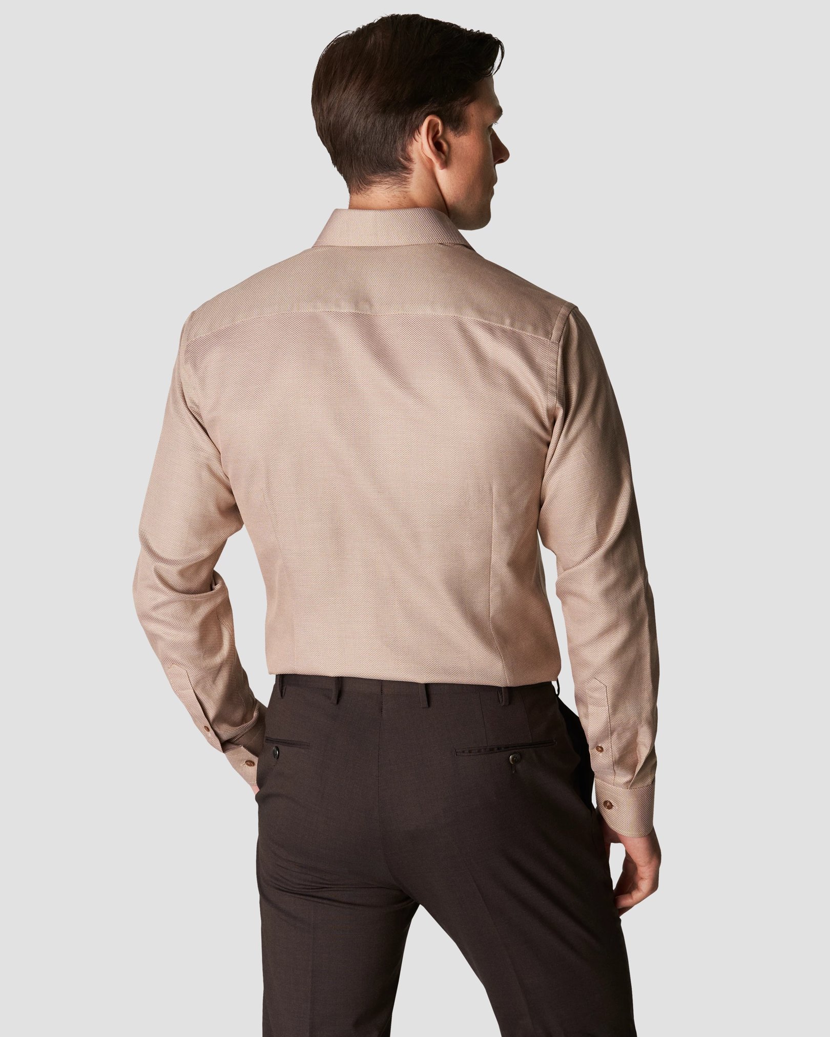 Eton - beige textured twill