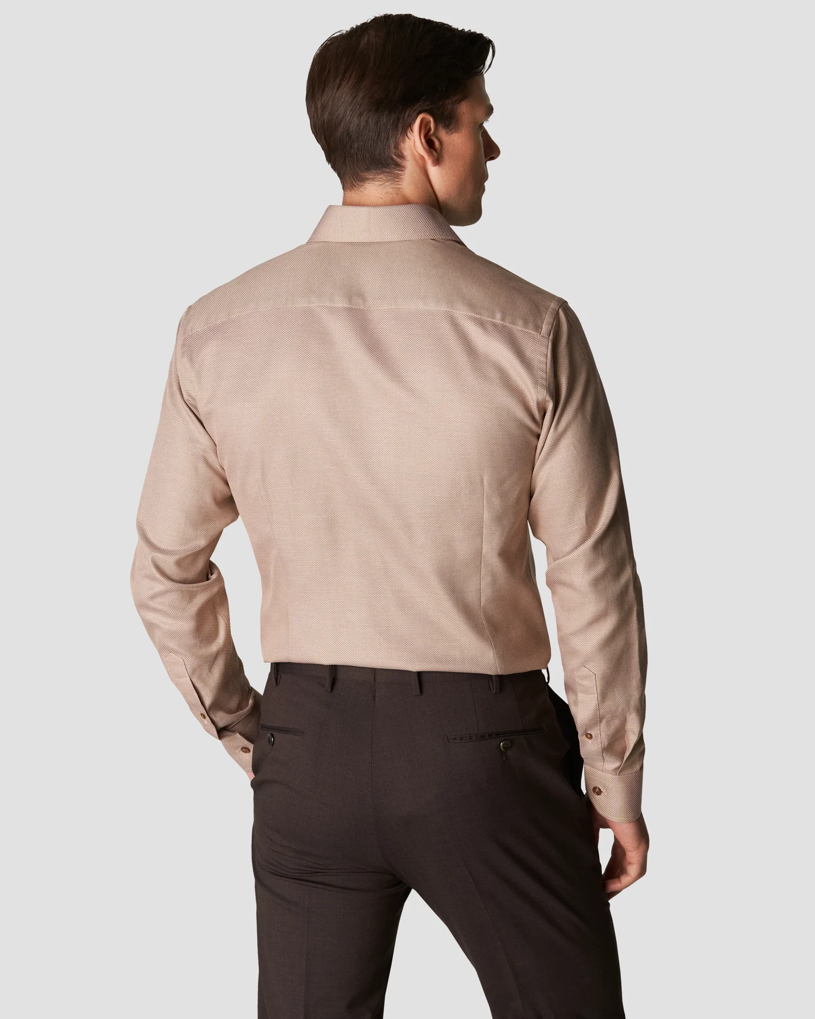 Eton - beige textured twill