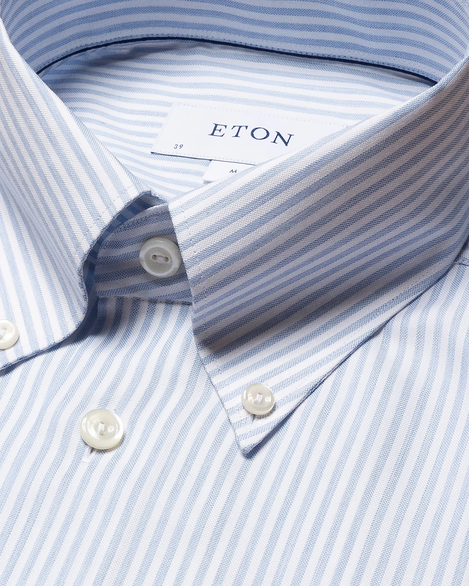 Eton - light blue wrinkle free oxford