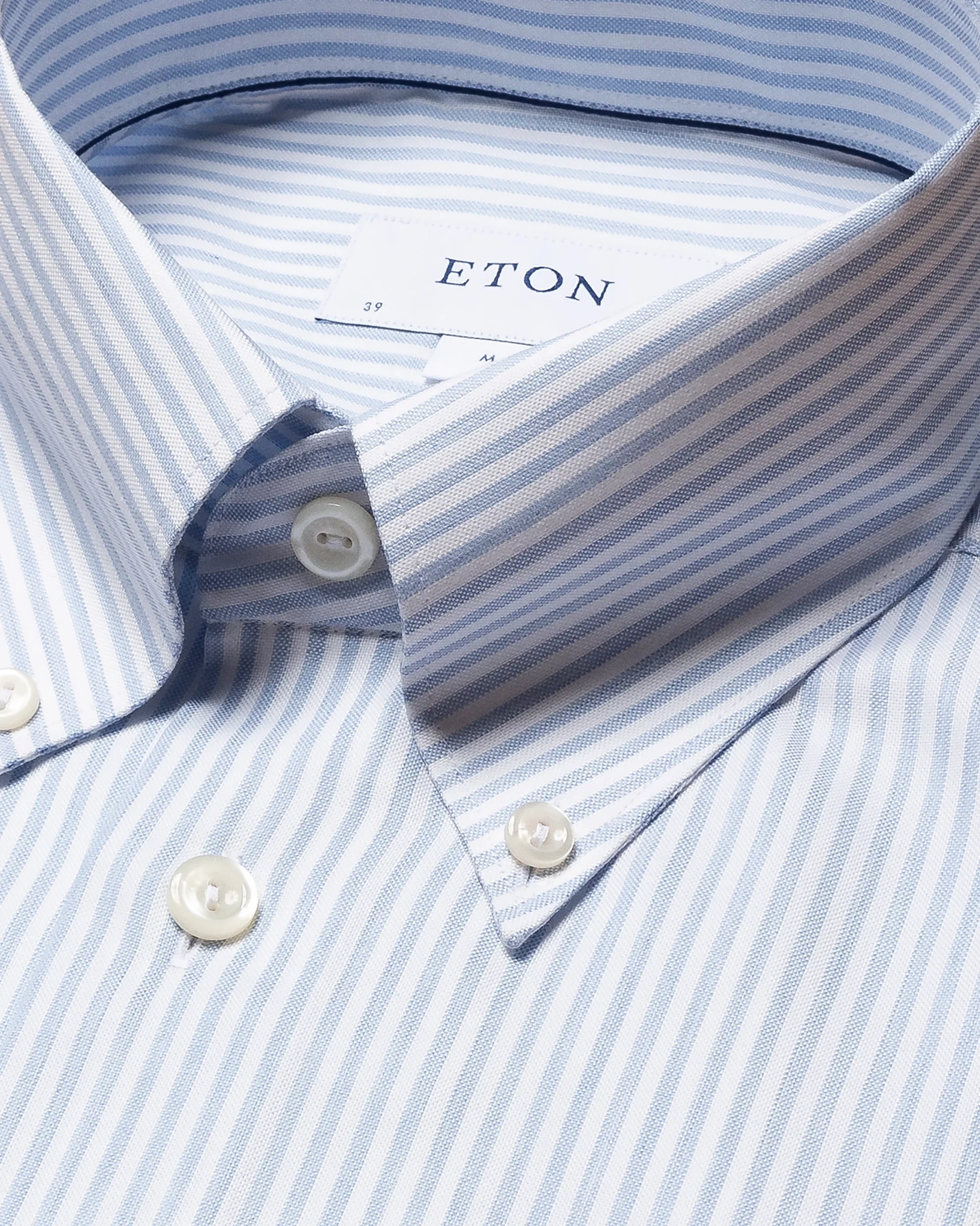 Eton - light blue wrinkle free oxford