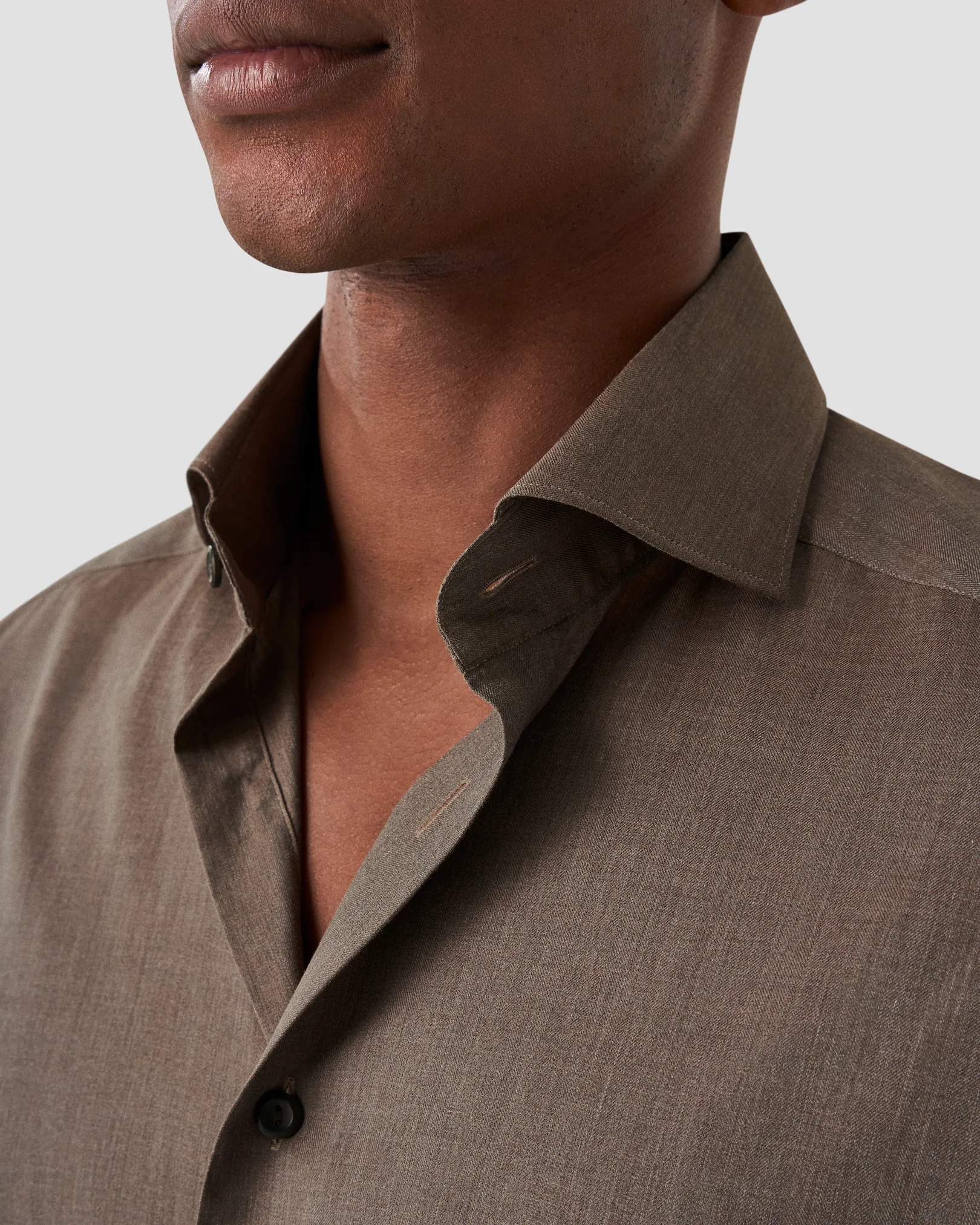 Eton - dark brown flanell