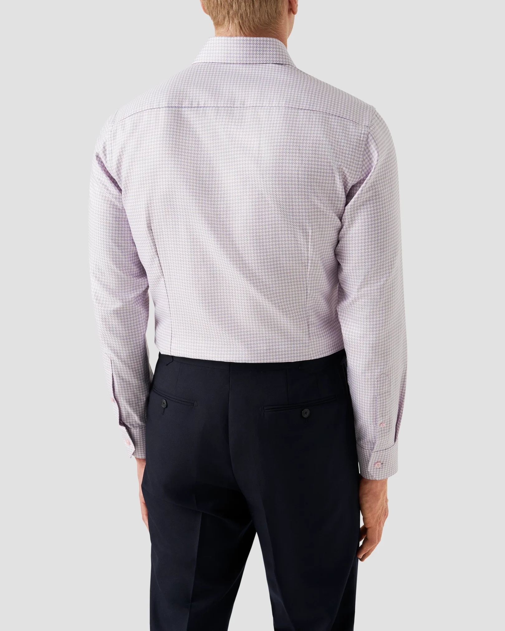 Eton - pink king twill cutaway