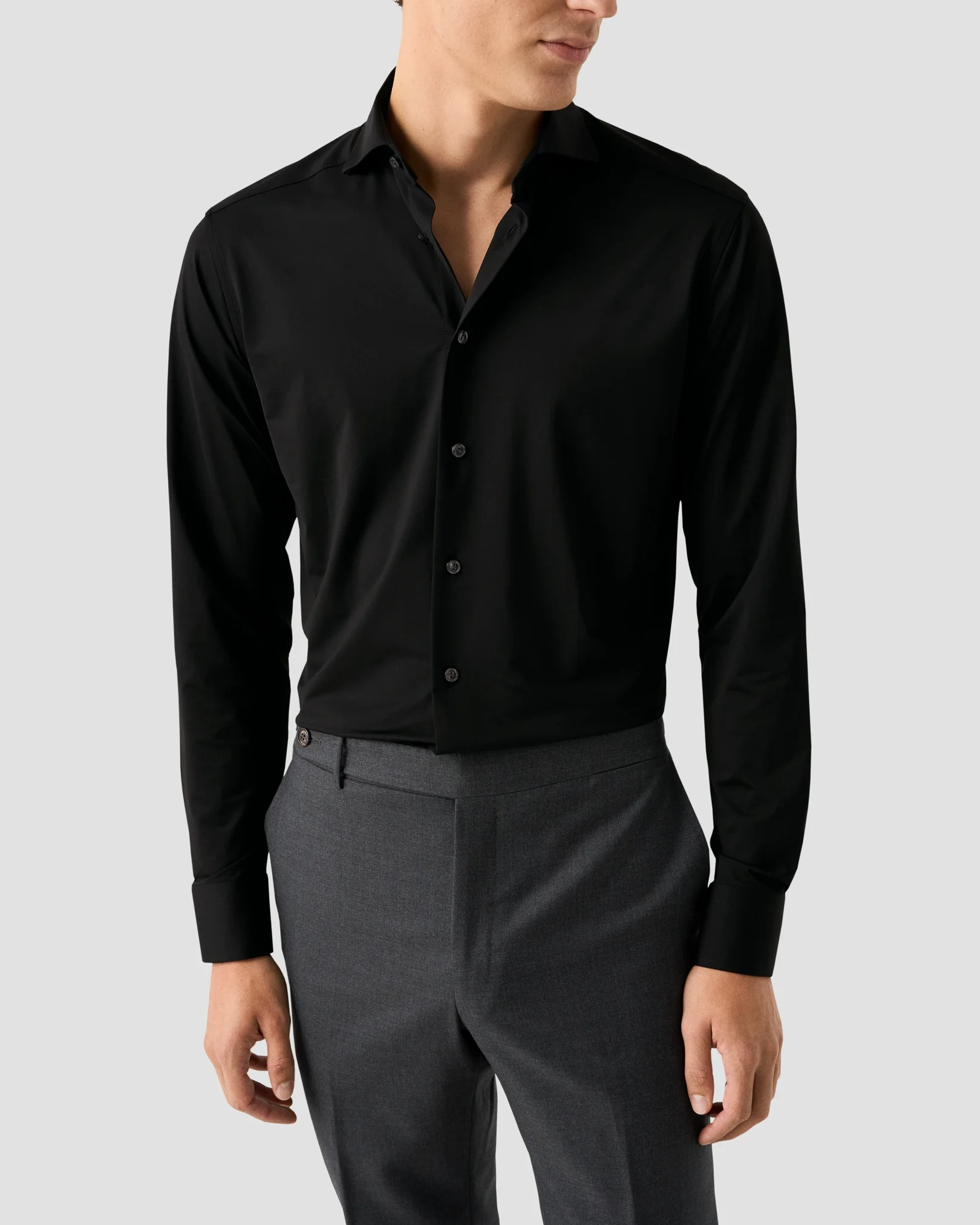 Eton - Solid Four-Way Stretch Shirt