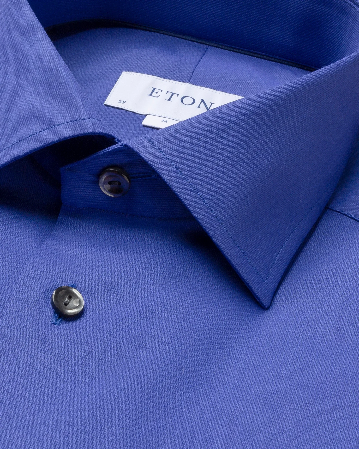 Eton - navy satin shirt