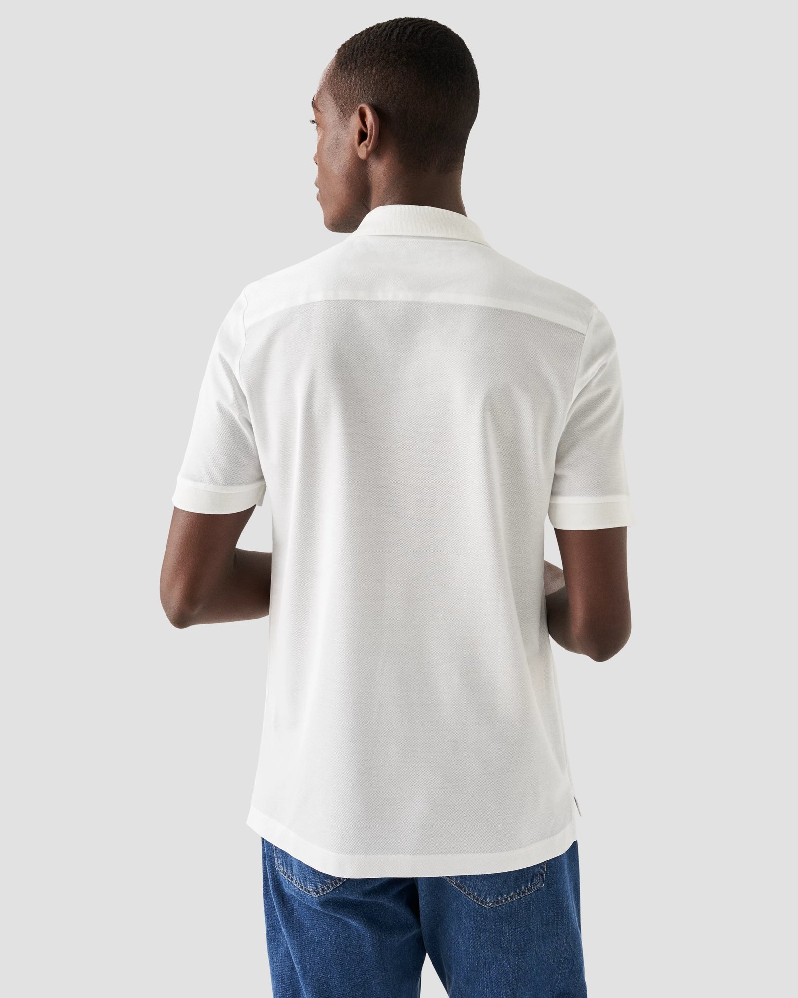 Eton - white doub heavy piquet