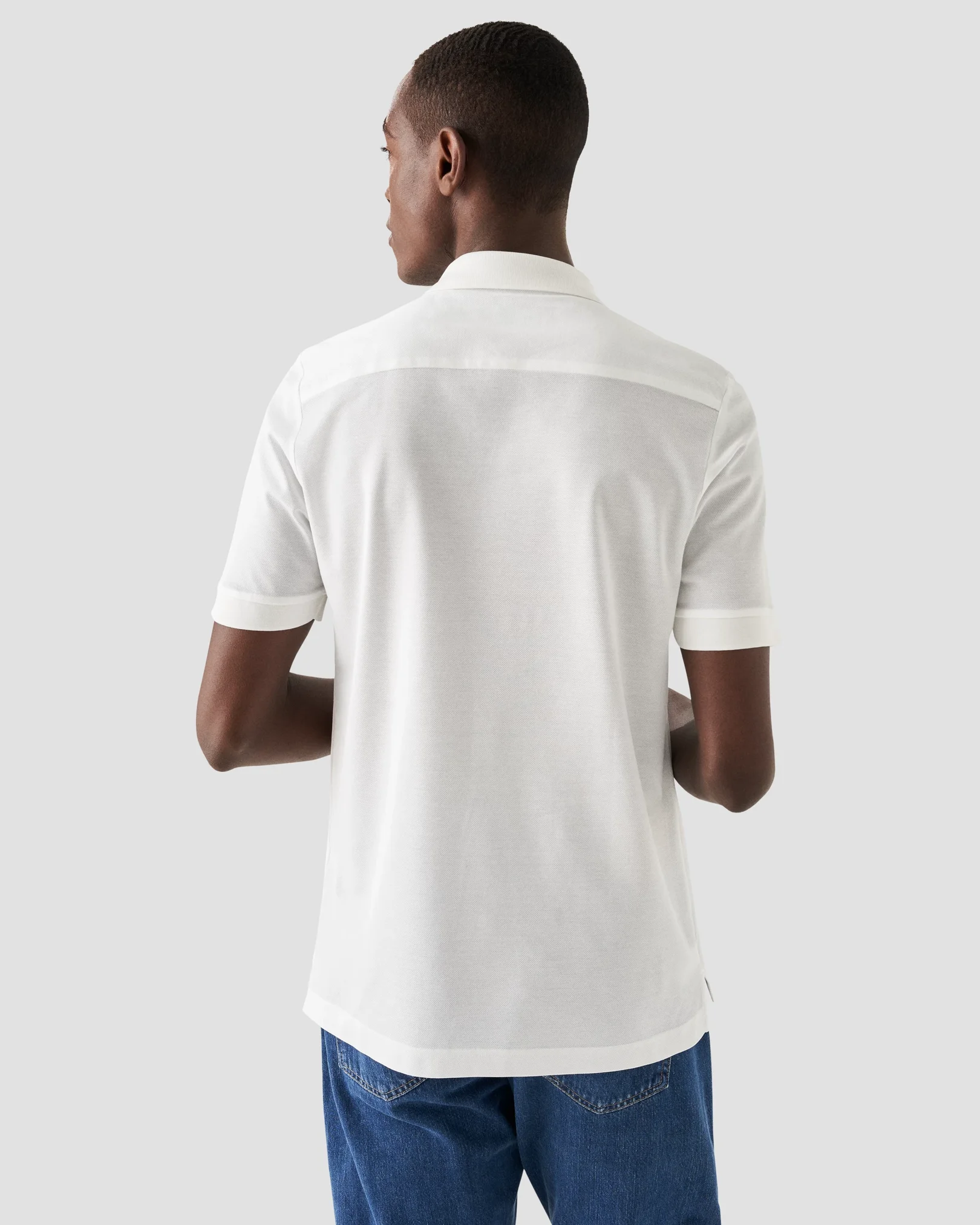 Eton - white doub heavy piquet