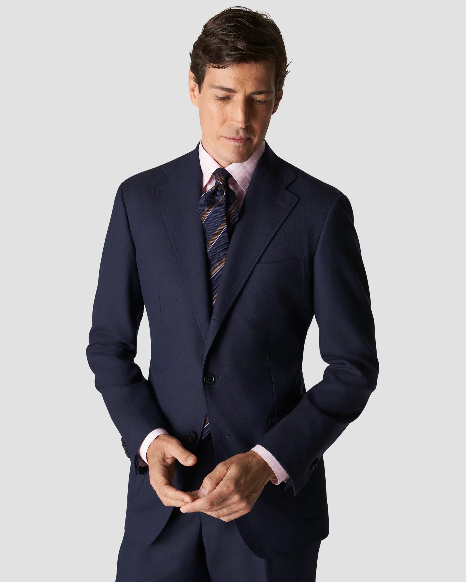 Eton - pink cottontencel stretch