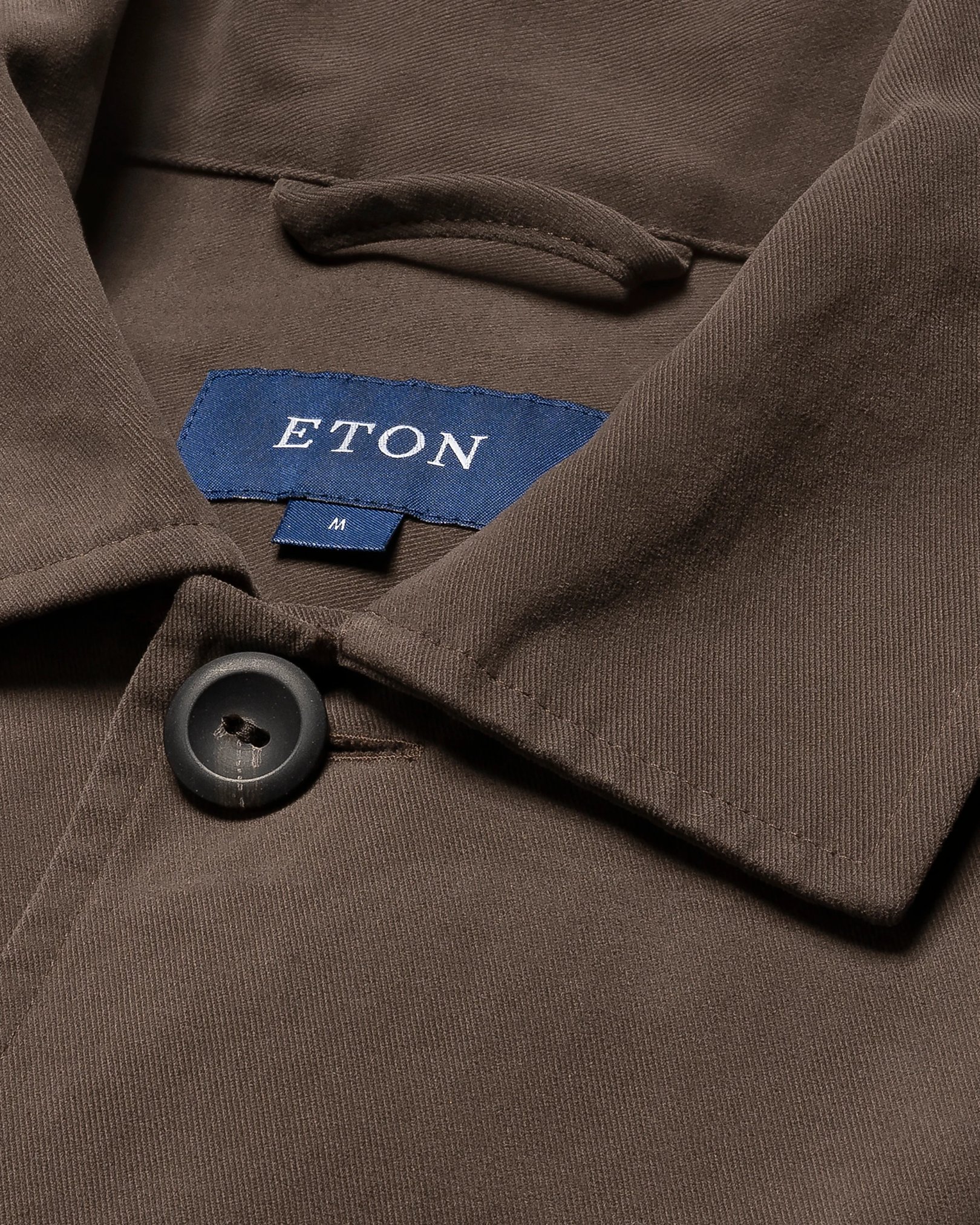 Eton - brown moleskin overshirt
