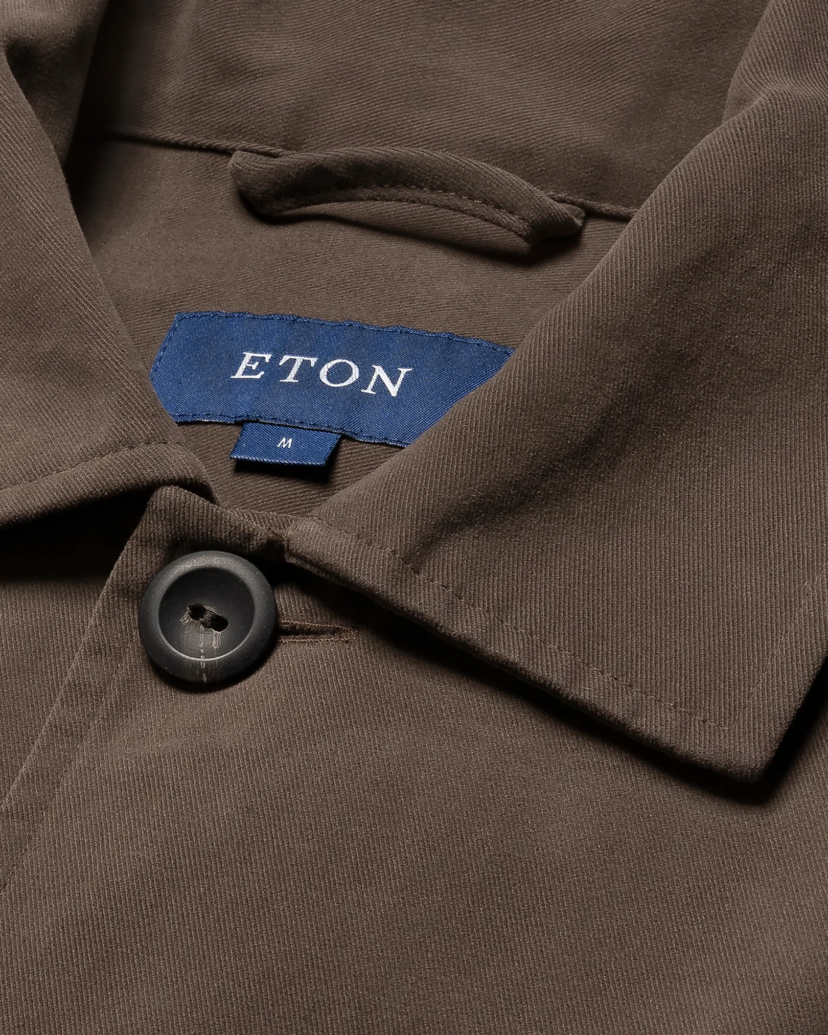 Eton - brown moleskin overshirt